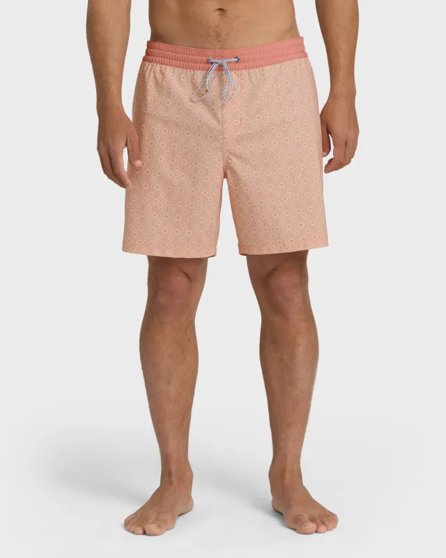 Good Times Layback 16" Trunks - Vintage Pink made by Billabong
