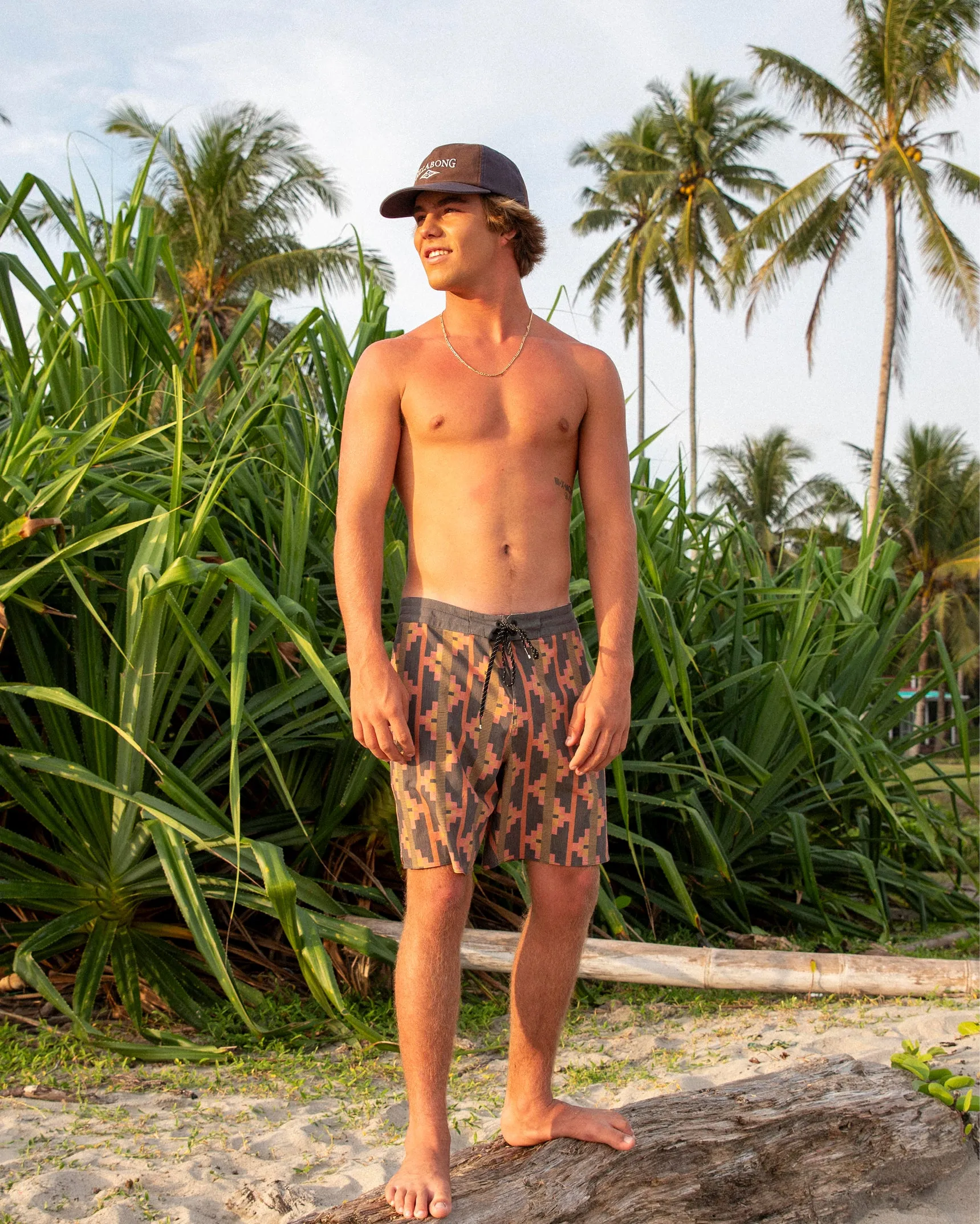 Good Times Lo Tide 17" Boardshorts - Rust sold by Billabong product image thumbnail 2
