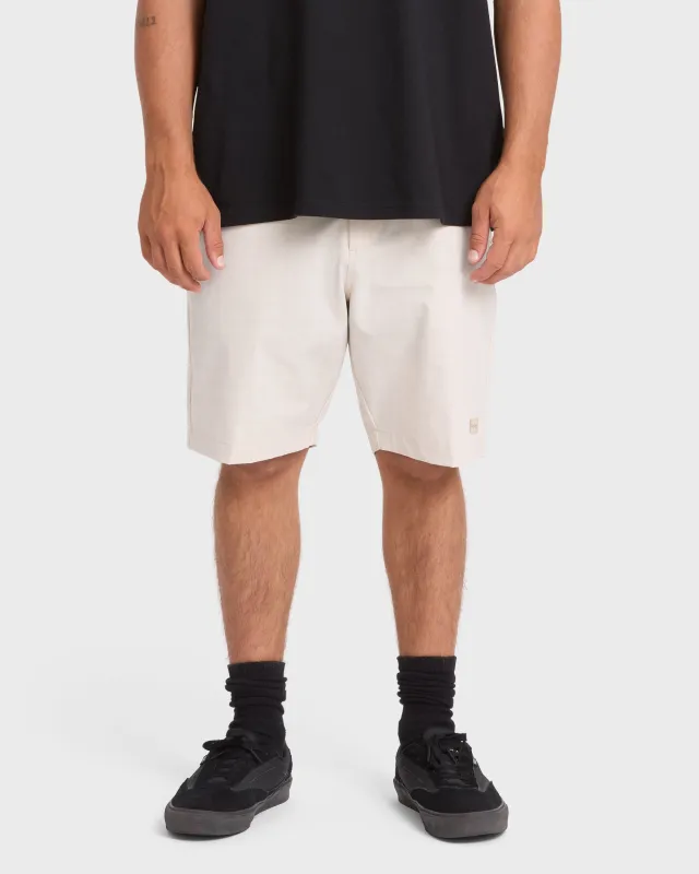 Crossfire Submersible 19" Amphibian Hybrid Shorts - Oatmeal Heather made by Billabong