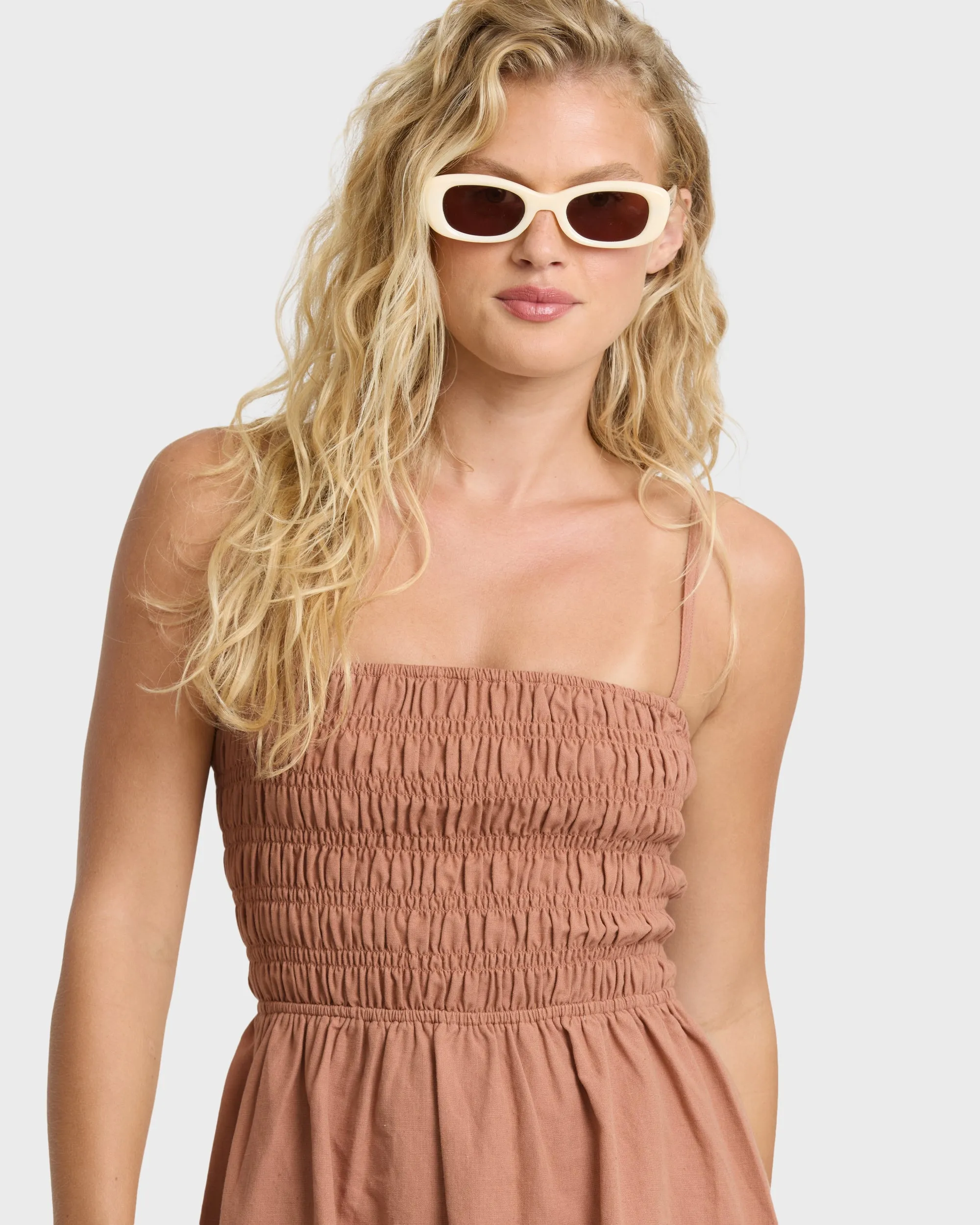 Suns Out Mini Dress - Sugar Almond sold by Billabong product image thumbnail 5