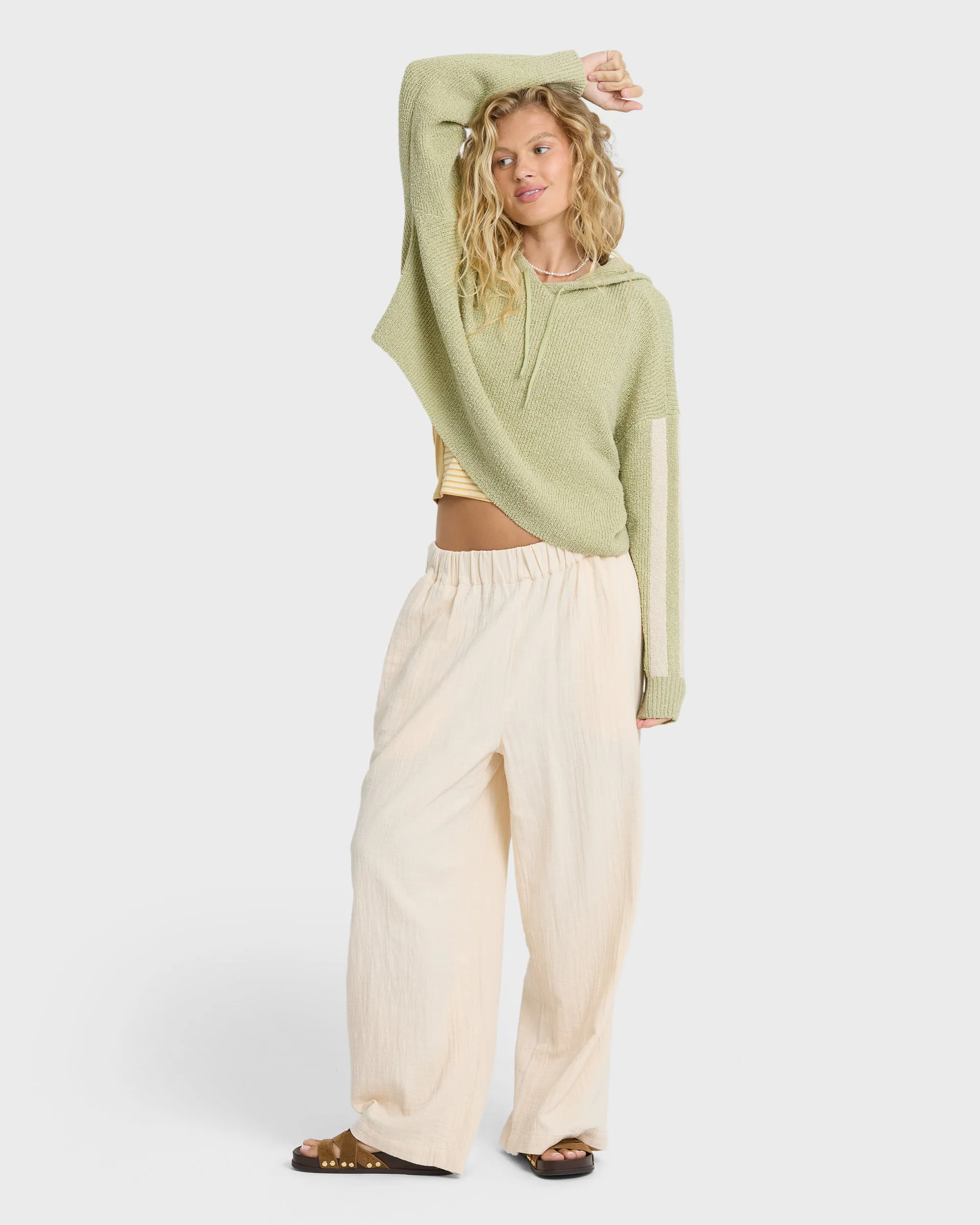 Dawn Pullover Hoodie - Smoke Green sold by Billabong product image thumbnail 3