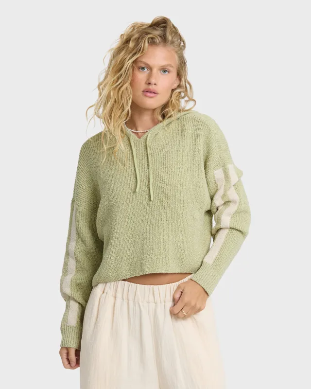 Dawn Pullover Hoodie - Smoke Green made by Billabong
