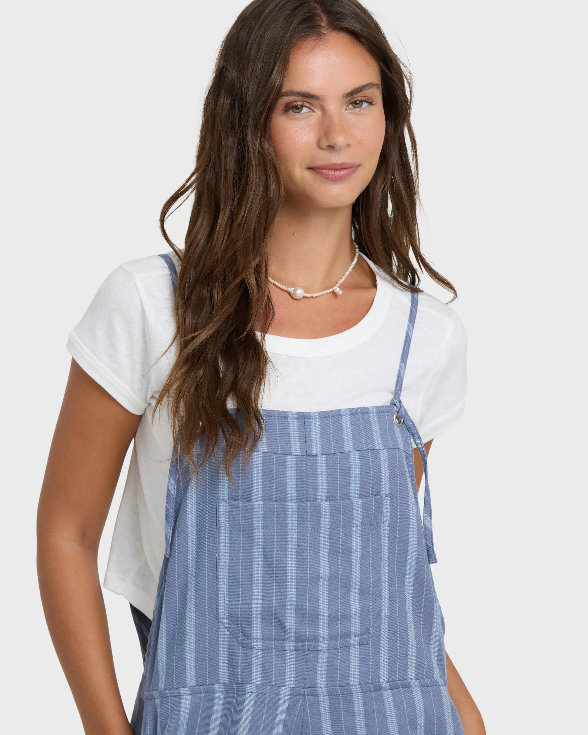 Wild Pursuit Overall Romper - Blue Smoke sold by Billabong product image thumbnail 5