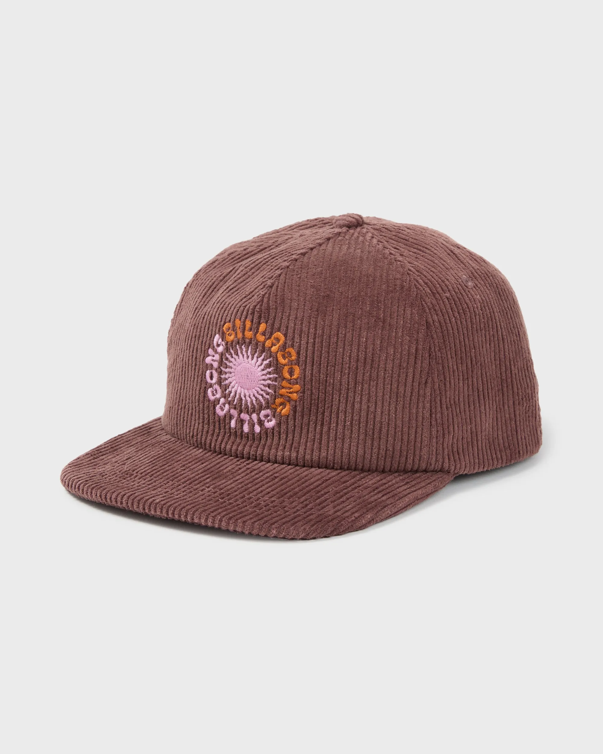Grandpa Corduroy Snapback Hat - Espresso sold by Billabong product image thumbnail 3