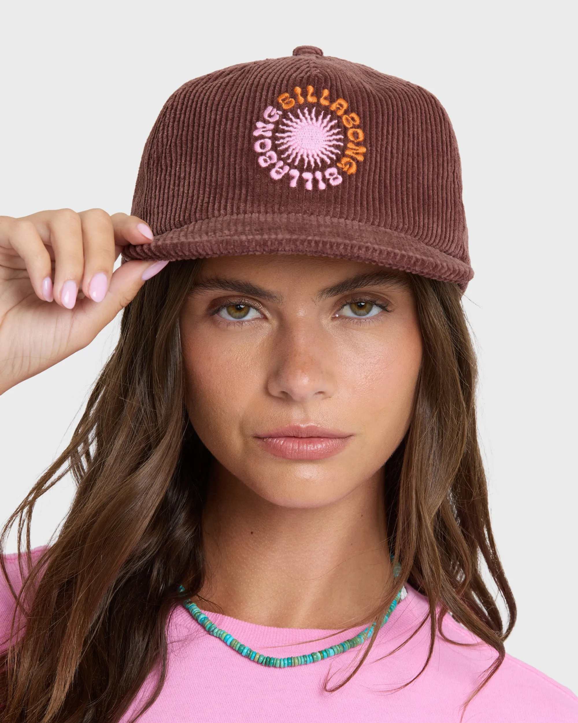 Grandpa Corduroy Snapback Hat - Espresso sold by Billabong product image thumbnail 2