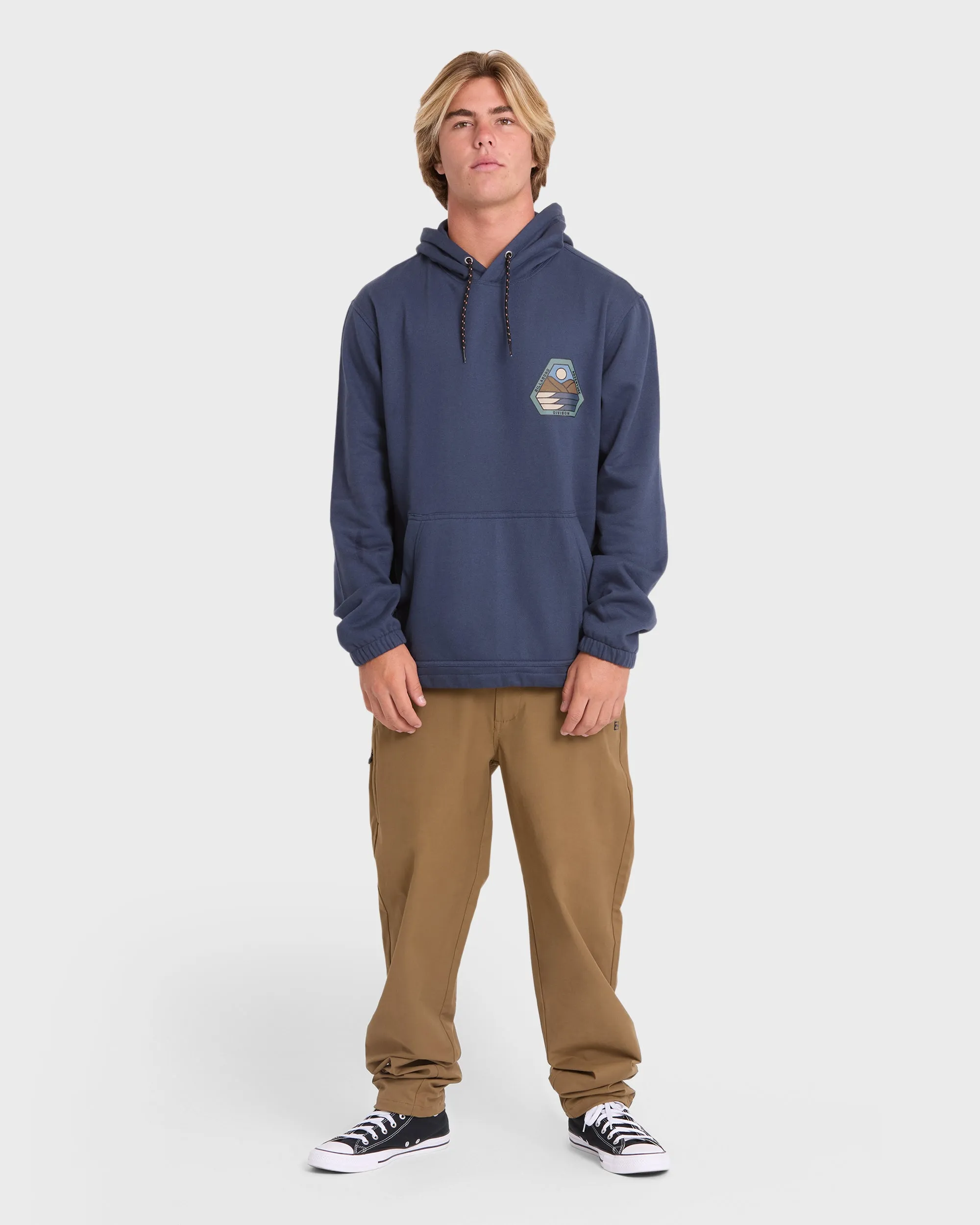 A/Div Compass Pullover Hoodie - Blue Graphite sold by Billabong product image thumbnail 3