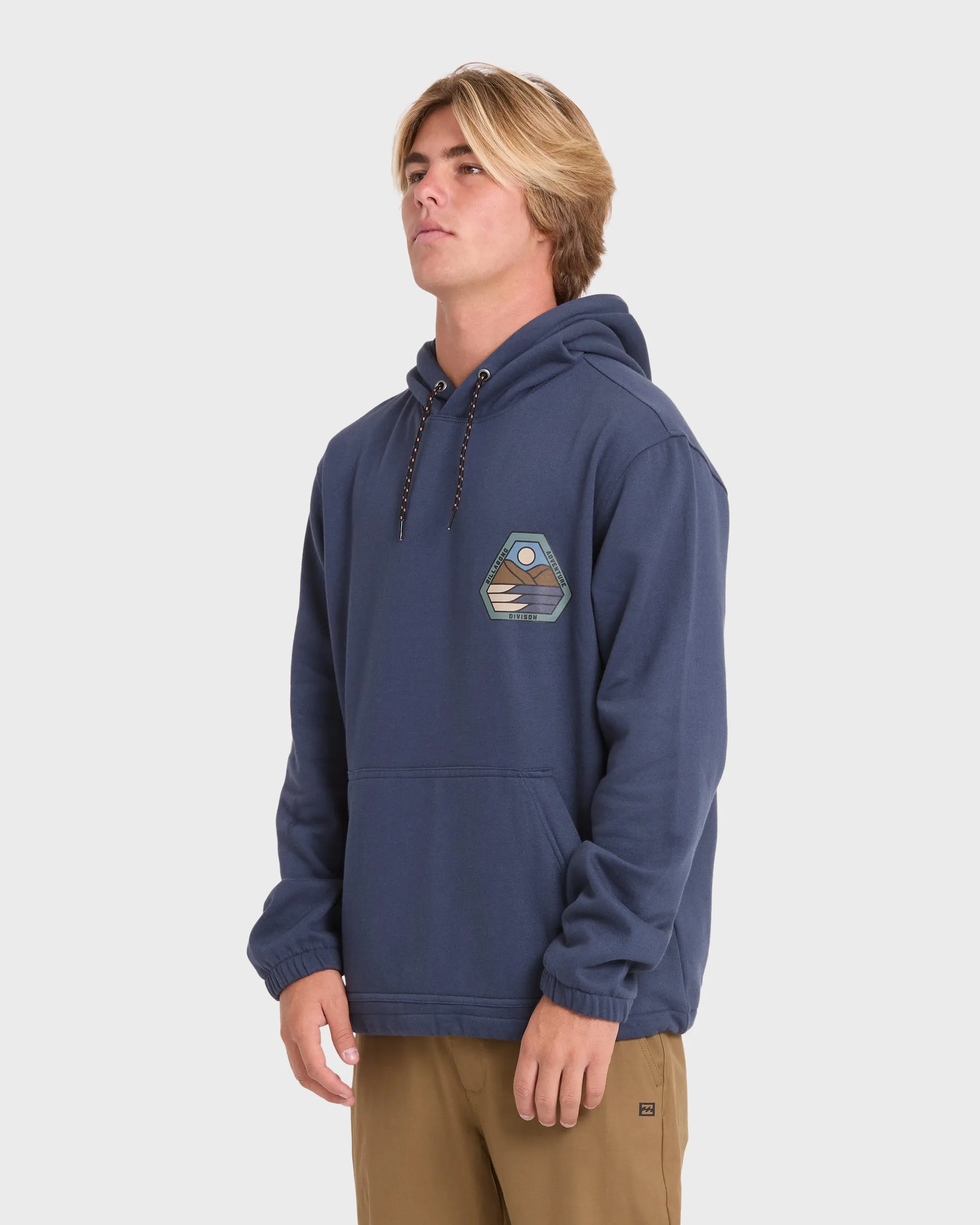 A/Div Compass Pullover Hoodie - Blue Graphite sold by Billabong product image thumbnail 4