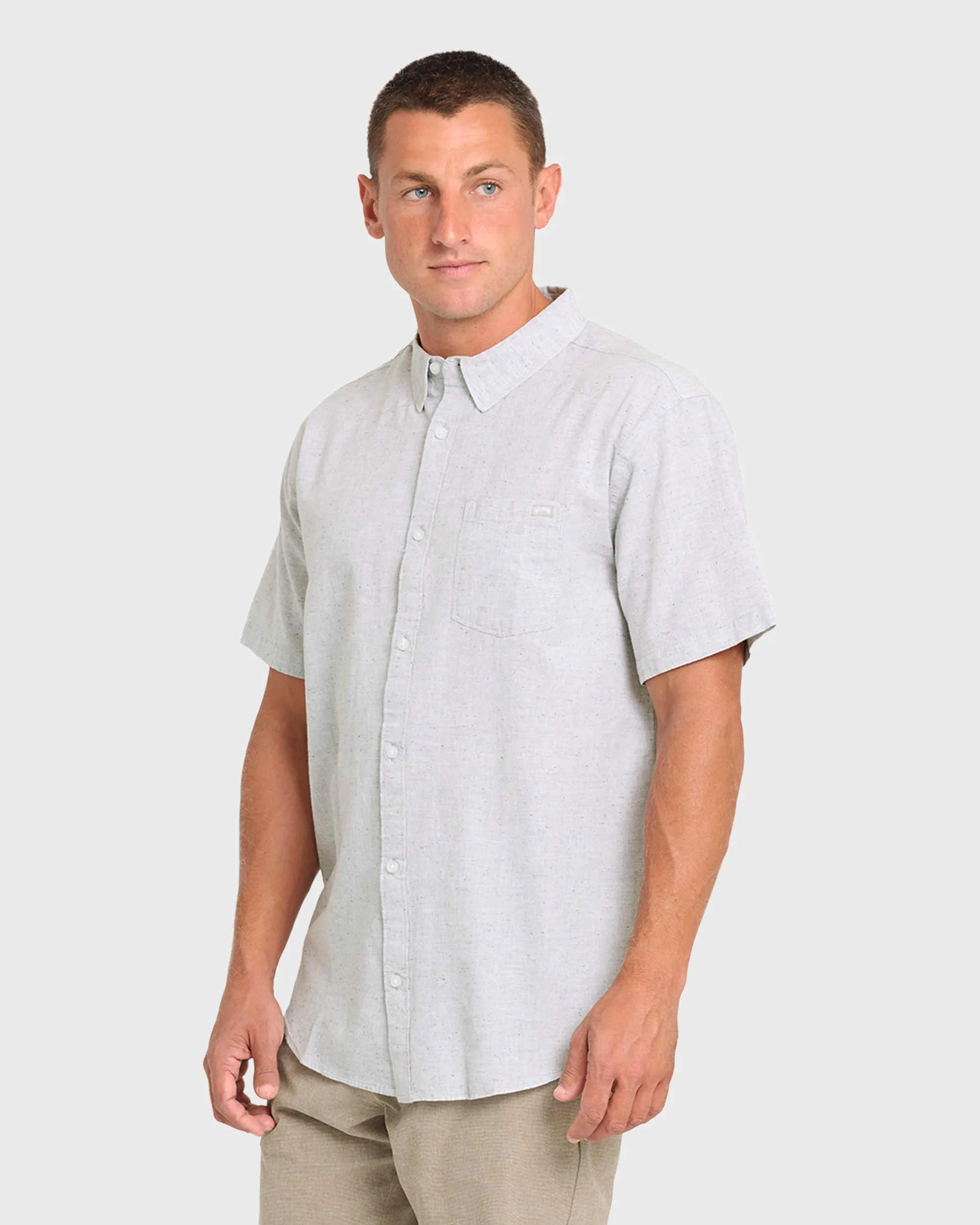 All Day Short Sleeve Woven Shirt - Alloy sold by Billabong product image thumbnail 4