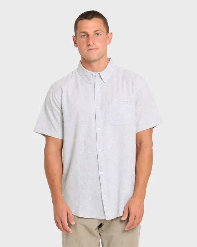 All Day Short Sleeve Woven Shirt - Alloy made by Billabong