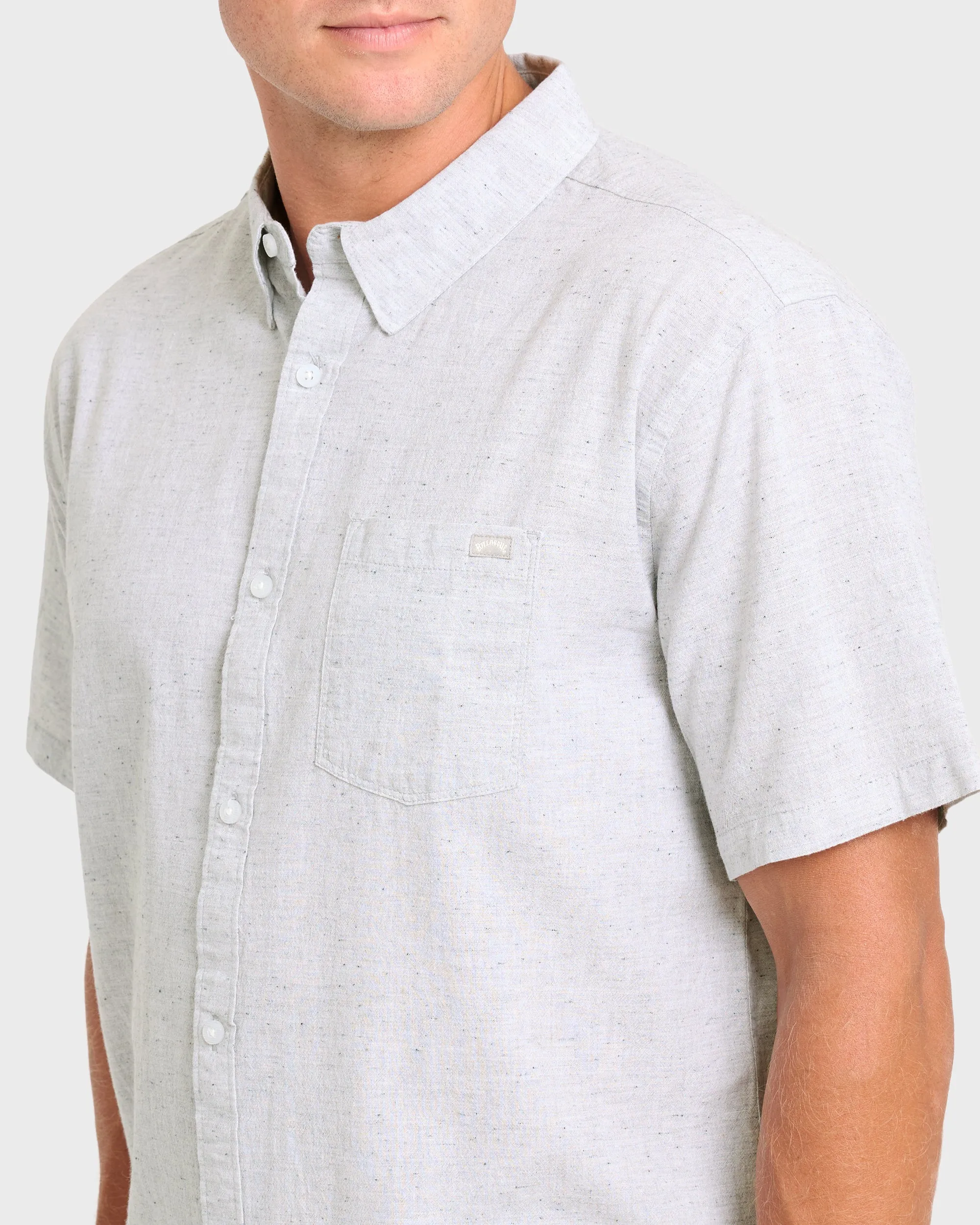 All Day Short Sleeve Woven Shirt - Alloy sold by Billabong product image thumbnail 5
