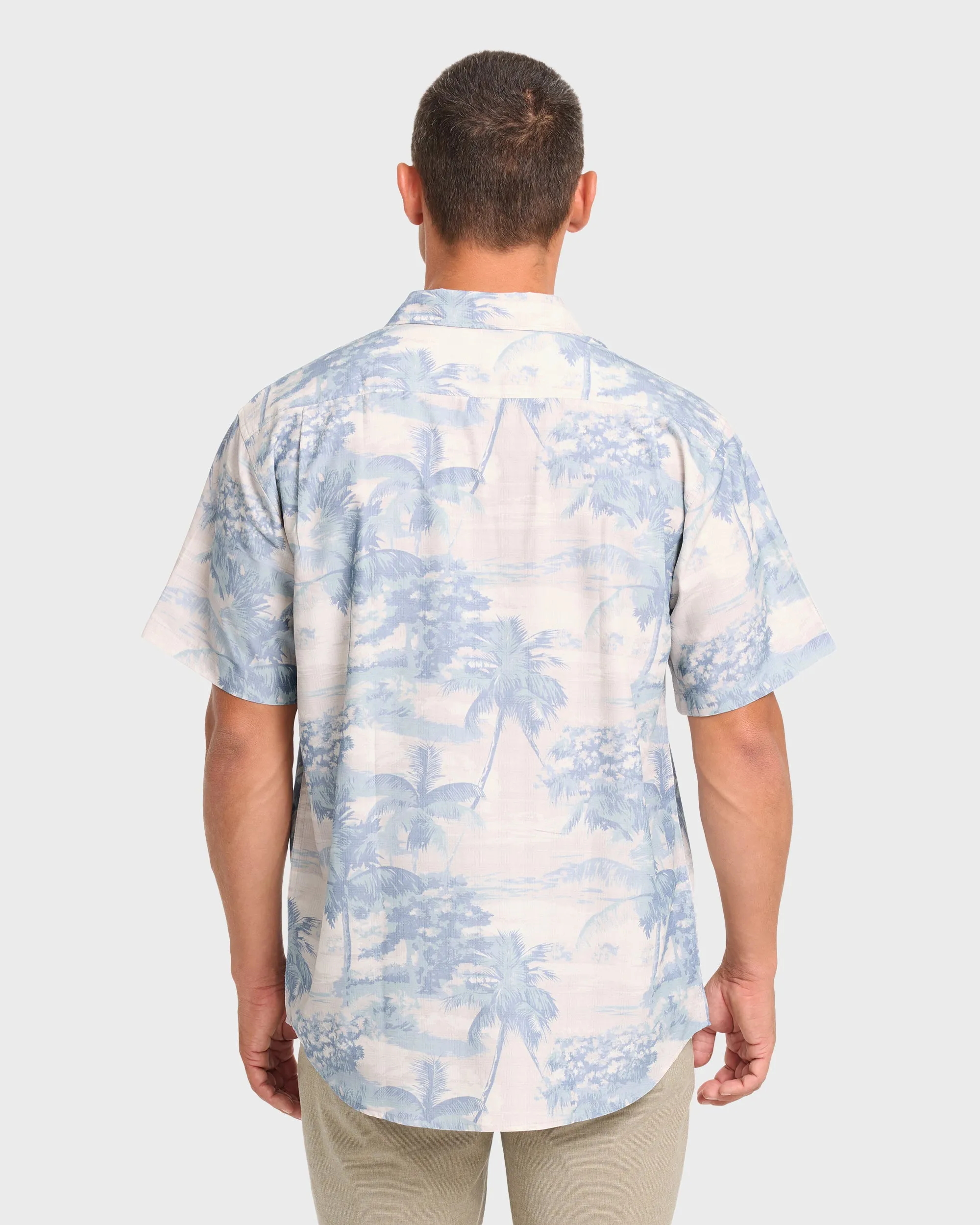 Sundays Lounge Short Sleeve Woven Shirt - Blue Haze sold by Billabong product image thumbnail 2