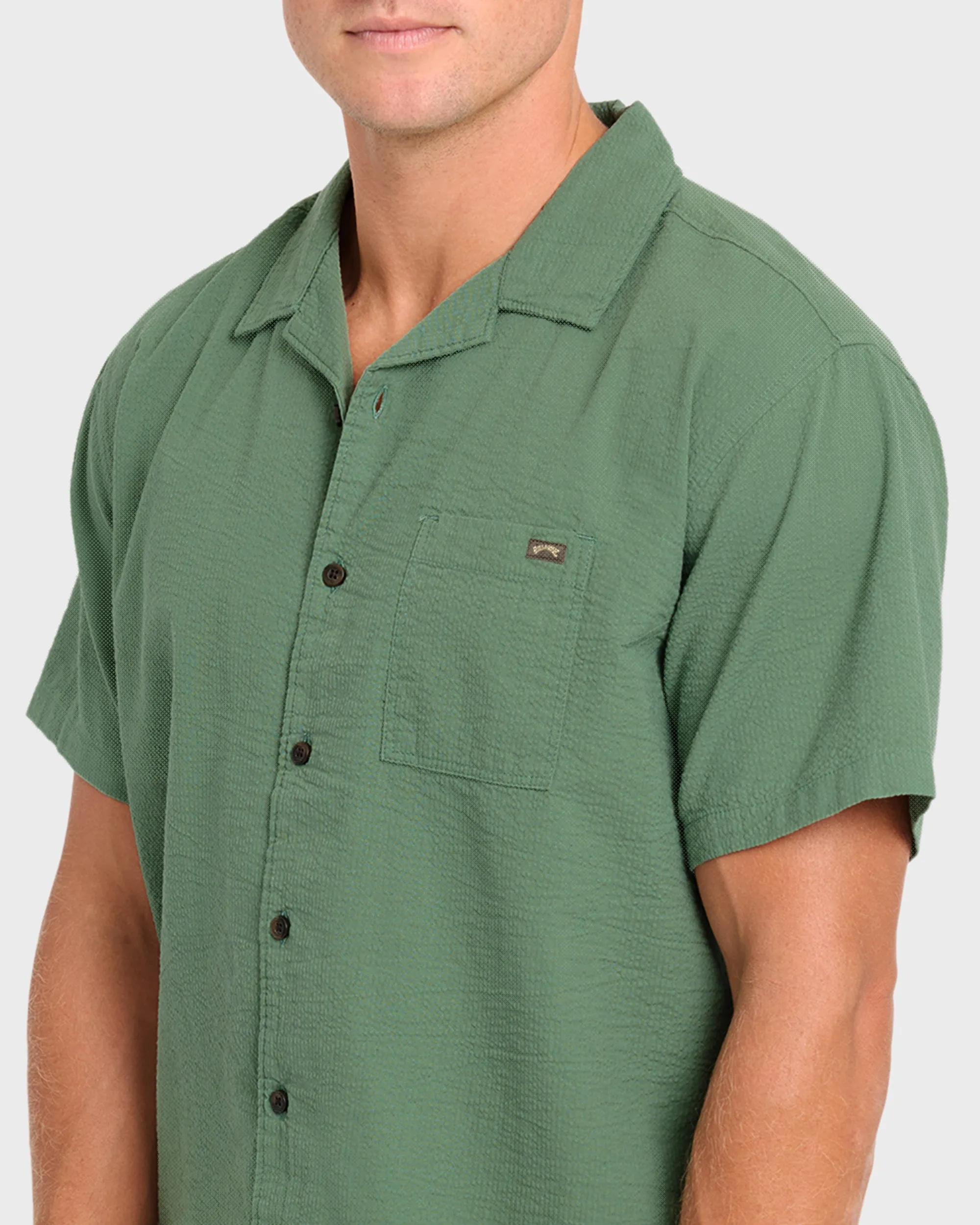 Victoria Vacay Short Sleeve Woven Shirt - Sea Spray sold by Billabong product image thumbnail 5