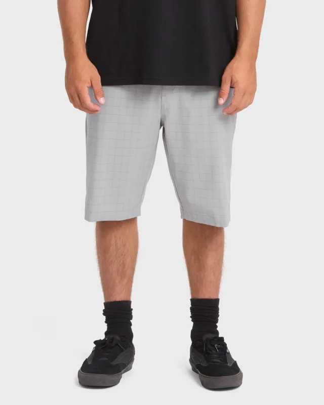 Crossfire Submersible 21" Amphibian Hybrid Shorts - Silver made by Billabong