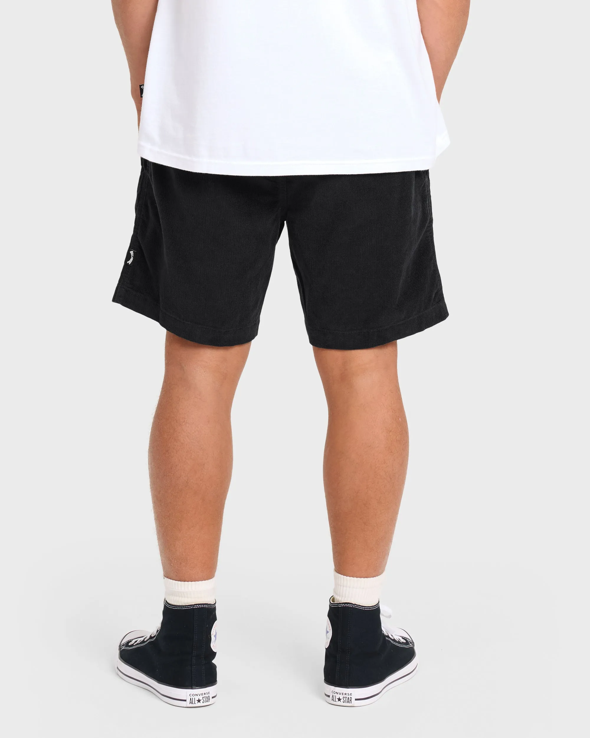 Larry Layback Corduroy Shorts - Black sold by Billabong product image thumbnail 2