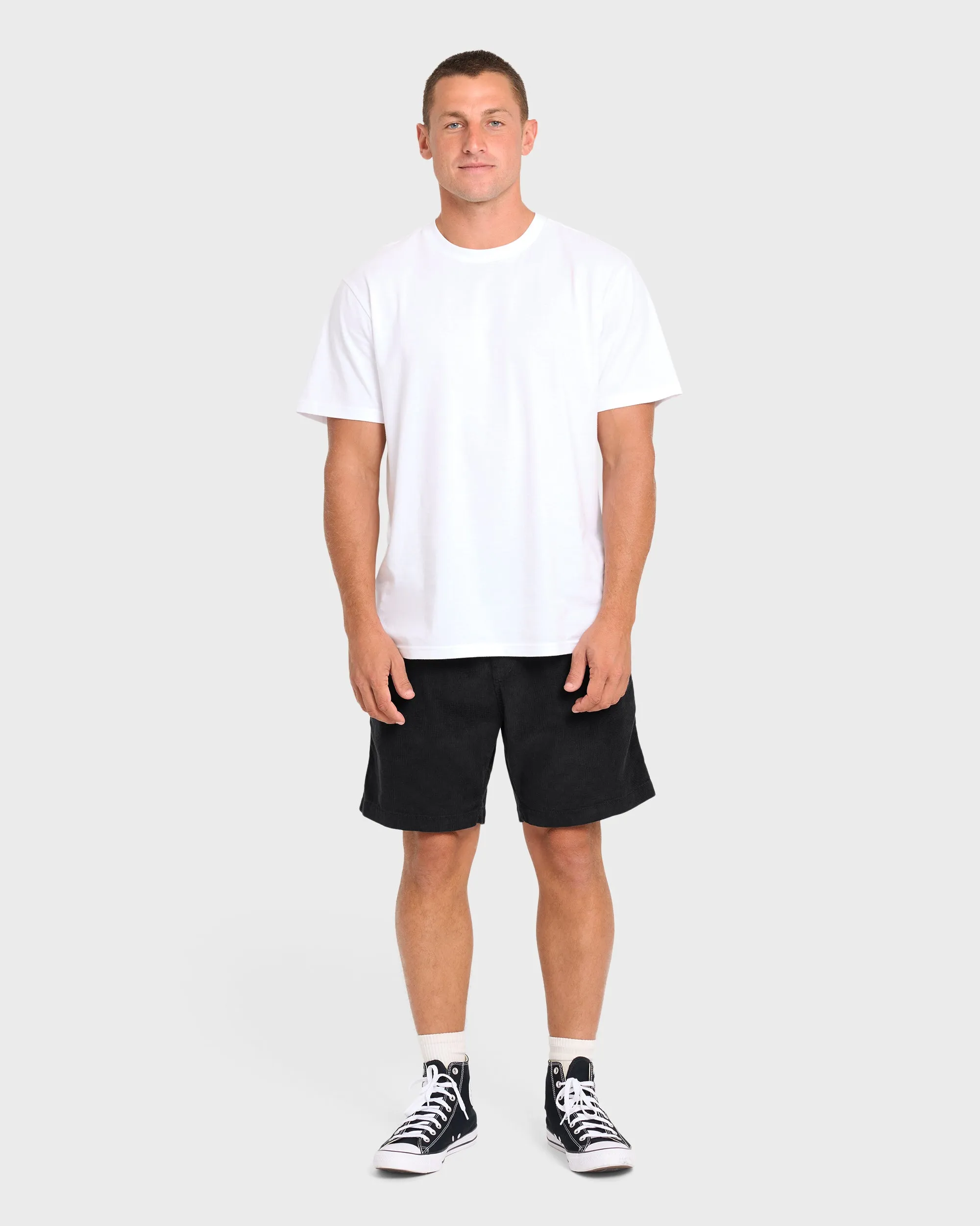 Larry Layback Corduroy Shorts - Black sold by Billabong product image thumbnail 3