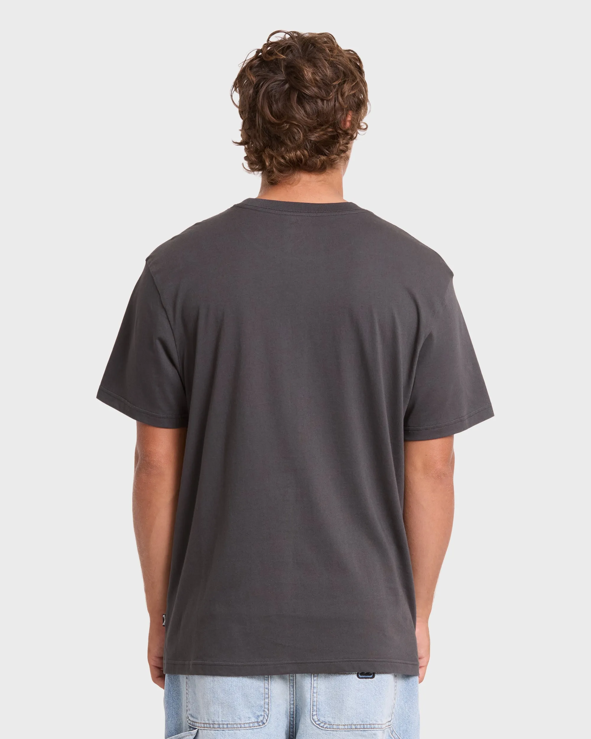 Rotor Diamond Premium Short Sleeve Knit Graphic T-Shirt - Raven sold by Billabong product image thumbnail 2