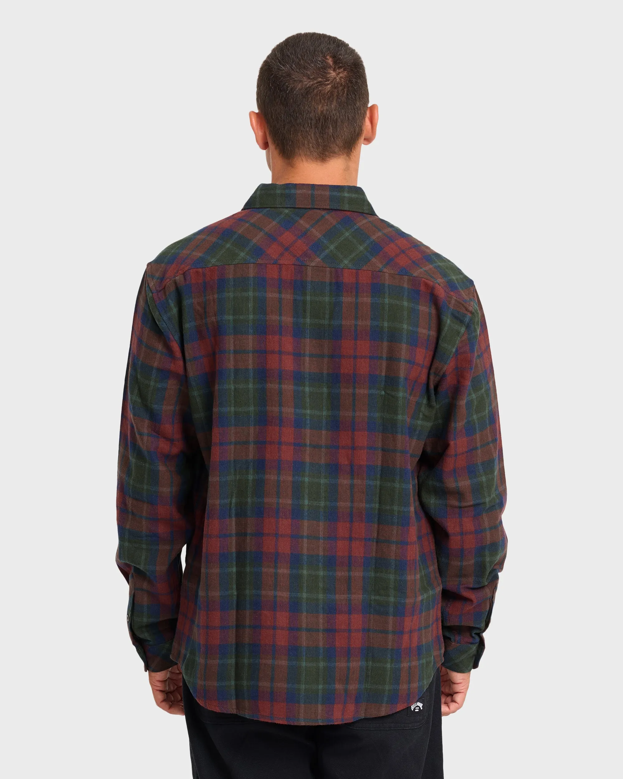 Coastline Long Sleeve Flannel Shirt - Tortoise Shell sold by Billabong product image thumbnail 2
