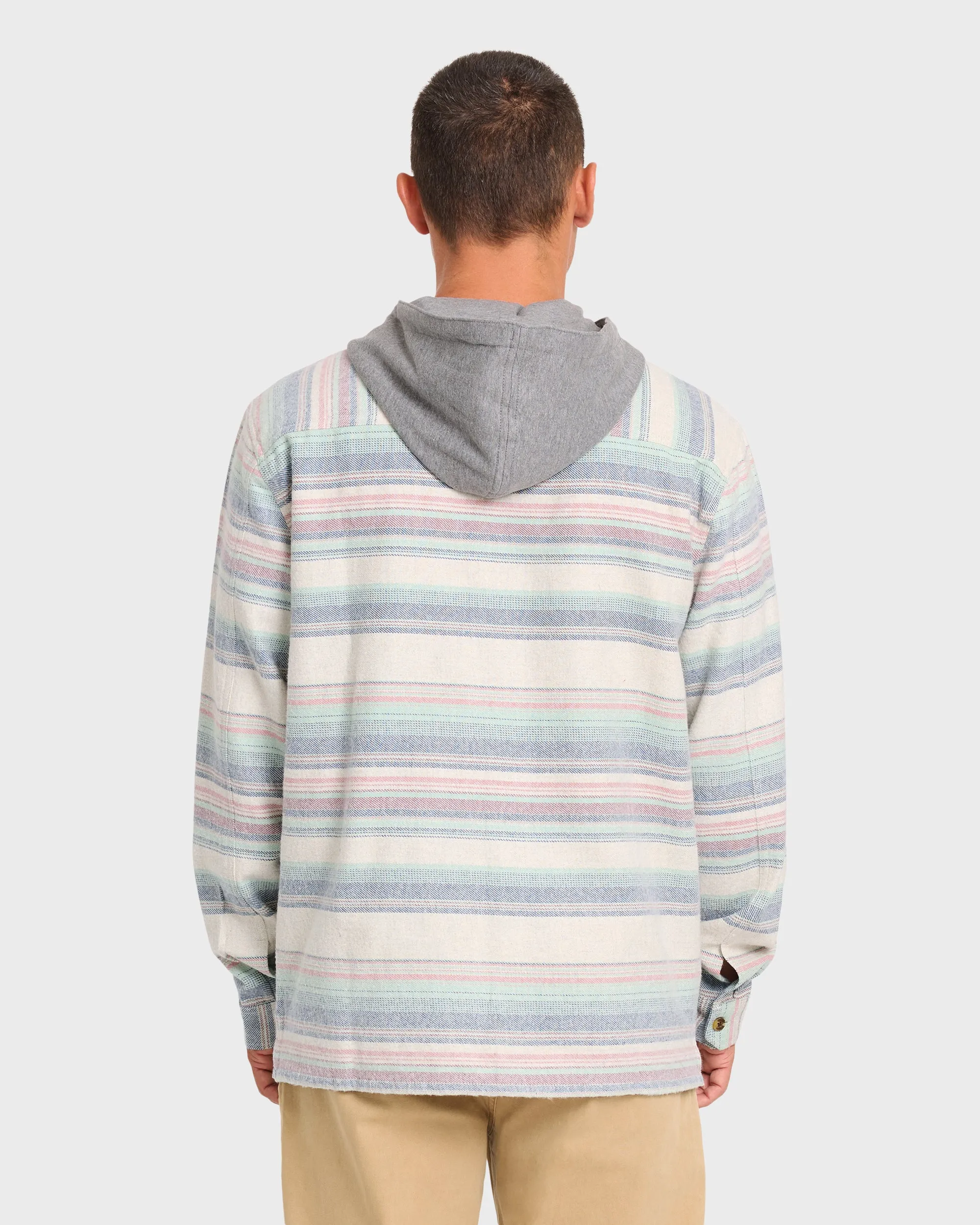 Baja Long Sleeve Flannel Shirt - Oatmeal sold by Billabong product image thumbnail 2