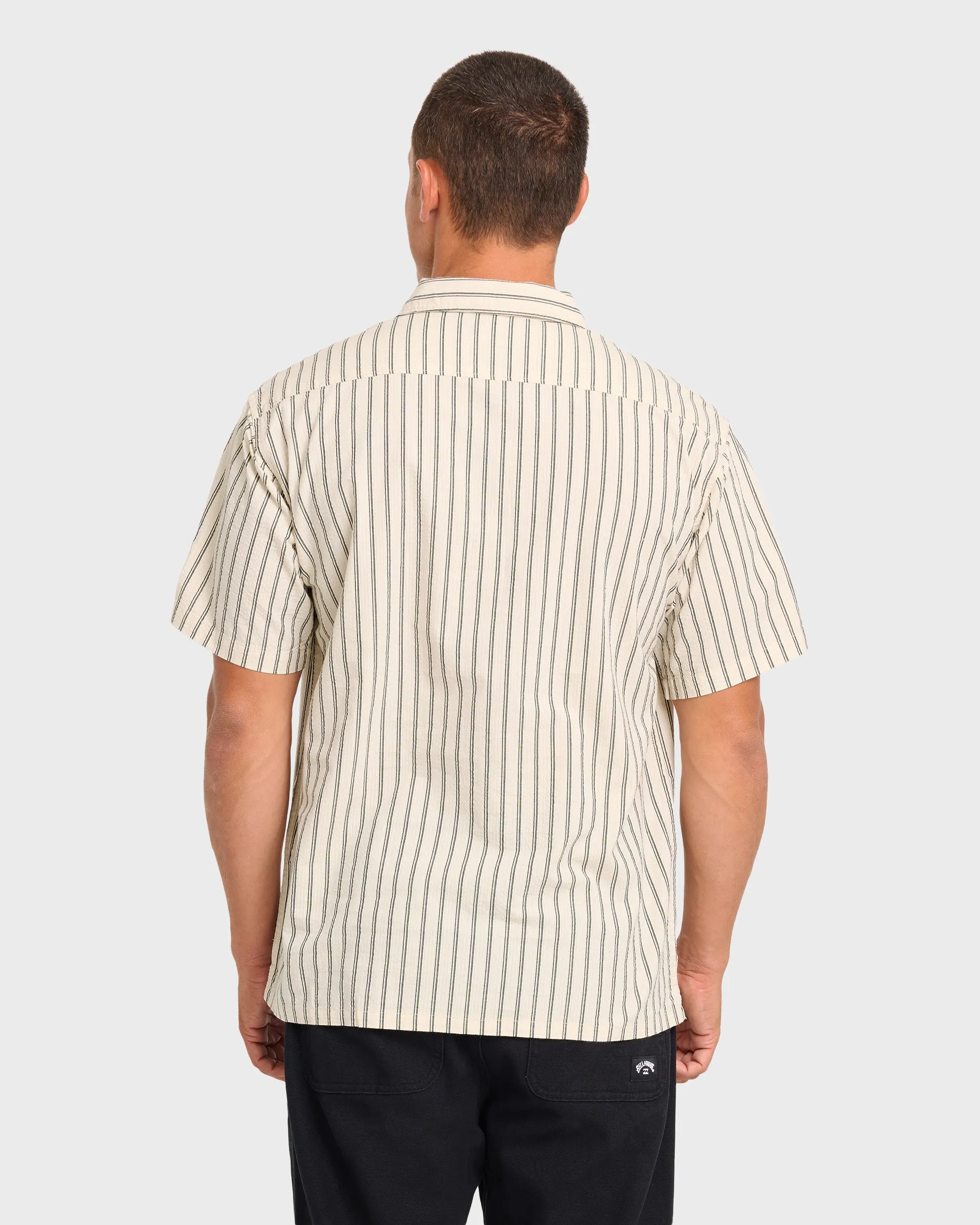 Vista Short Sleeve Woven Shirt - Off White sold by Billabong product image thumbnail 2