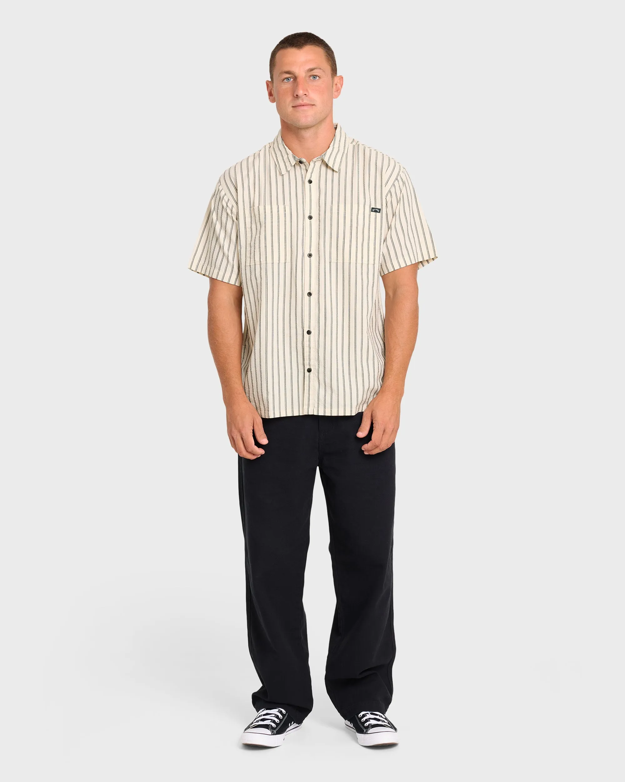 Vista Short Sleeve Woven Shirt - Off White sold by Billabong product image thumbnail 3