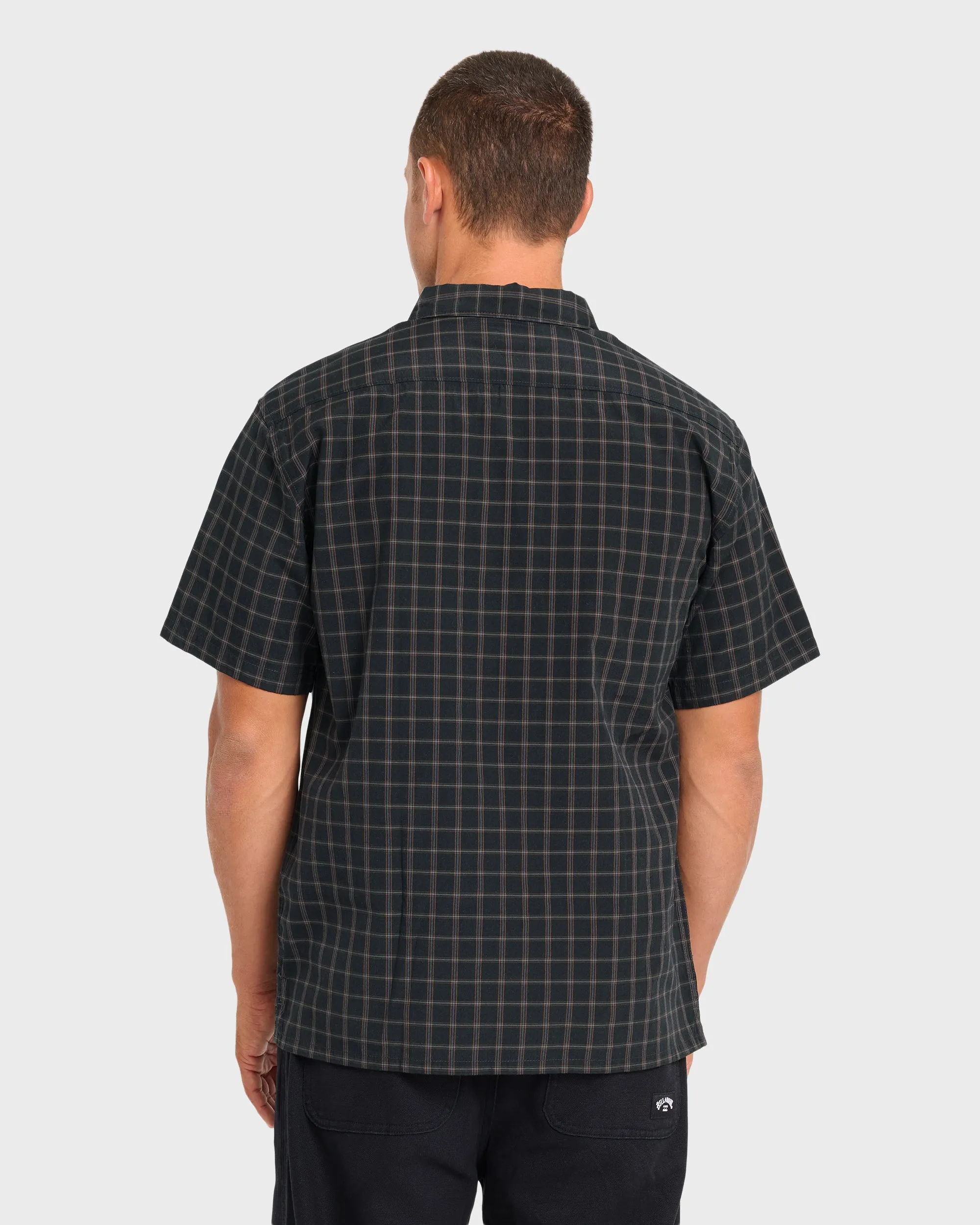Vista Short Sleeve Woven Shirt - Phantom sold by Billabong product image thumbnail 2