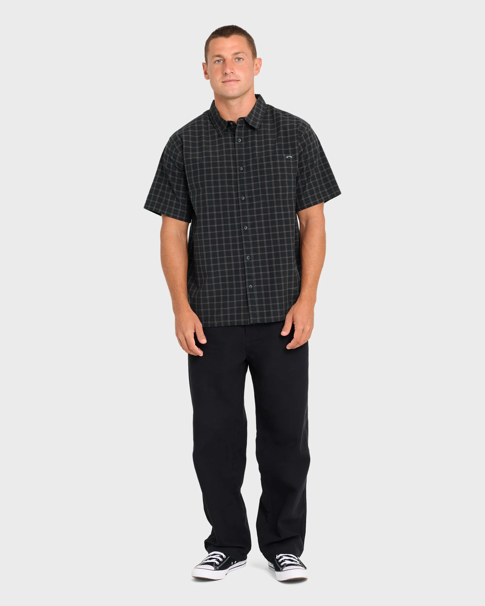 Vista Short Sleeve Woven Shirt - Phantom sold by Billabong product image thumbnail 3