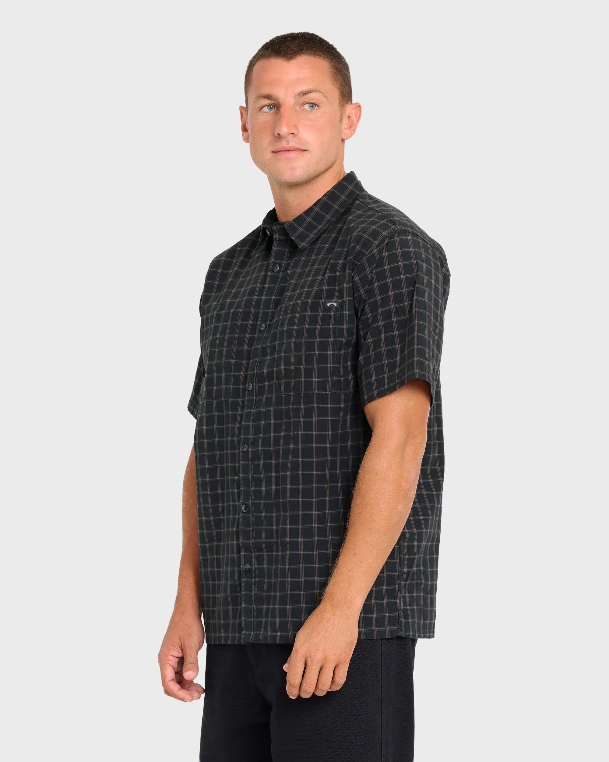 Vista Short Sleeve Woven Shirt - Phantom sold by Billabong product image thumbnail 4
