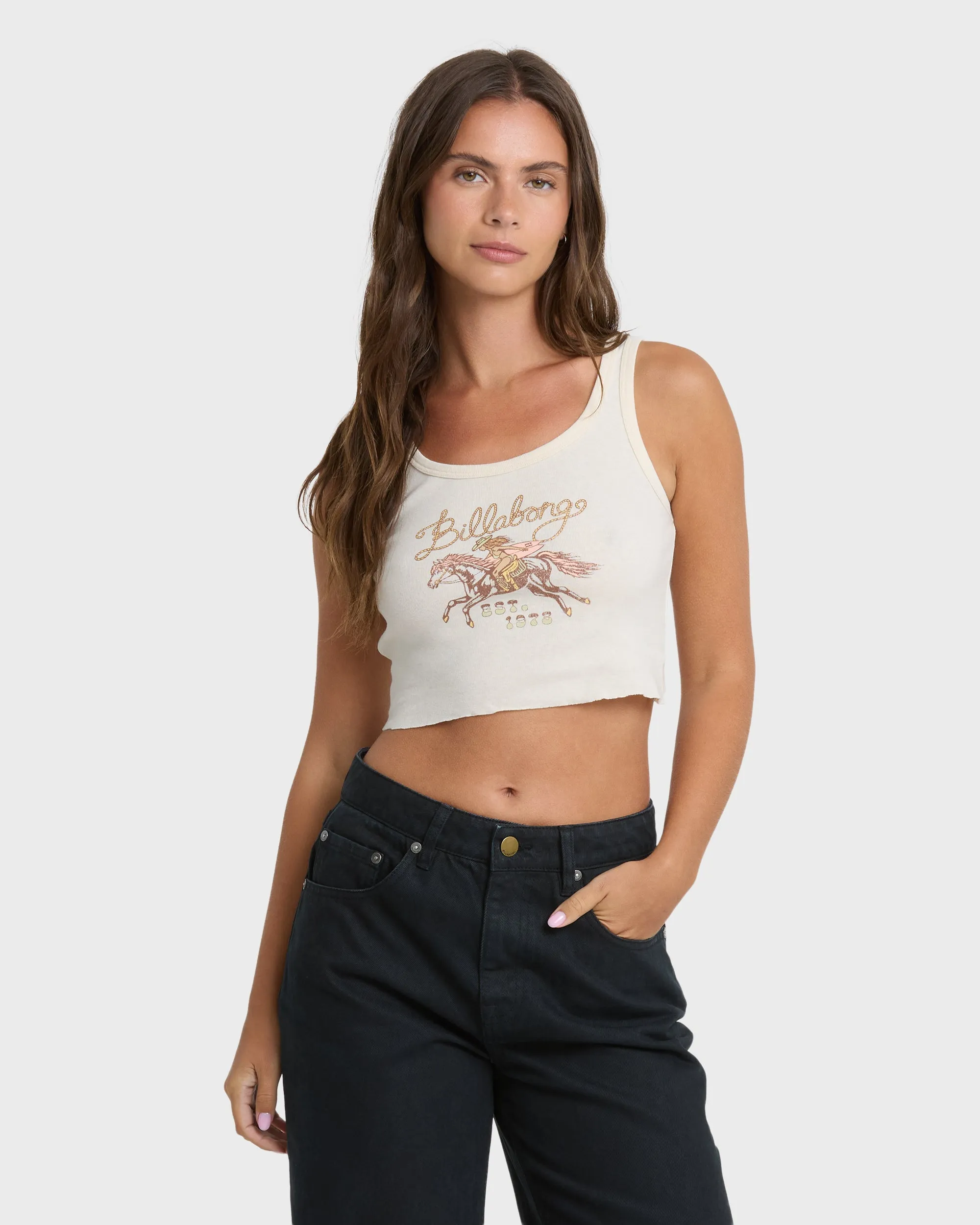 Outpost Ritual Tank Top - White Cap sold by Billabong