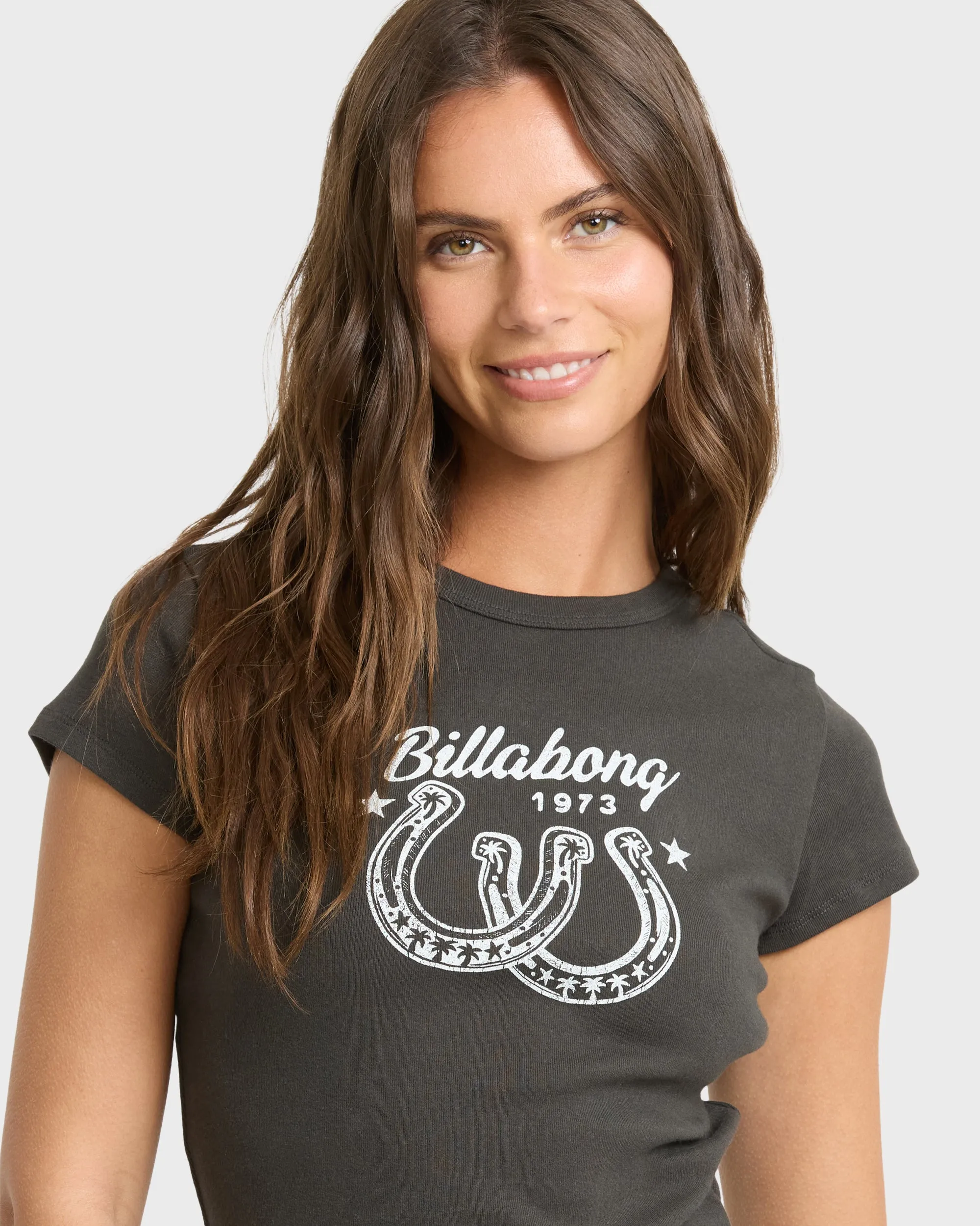Suns Up Now Short Sleeve Cotton T-Shirt - Off Black sold by Billabong product image thumbnail 5