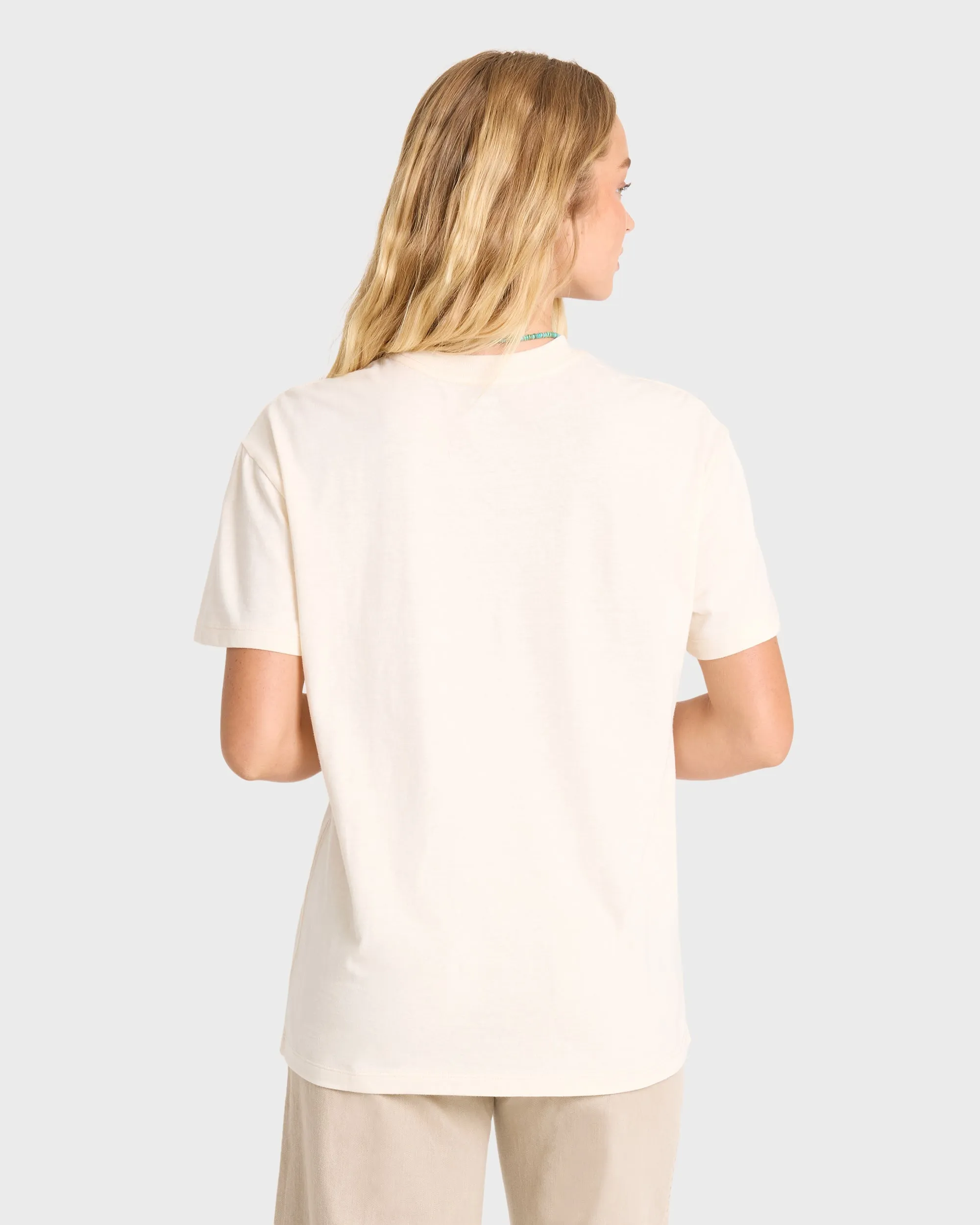 Heading West Short Sleeve Knit T-Shirt - White Cap sold by Billabong product image thumbnail 2