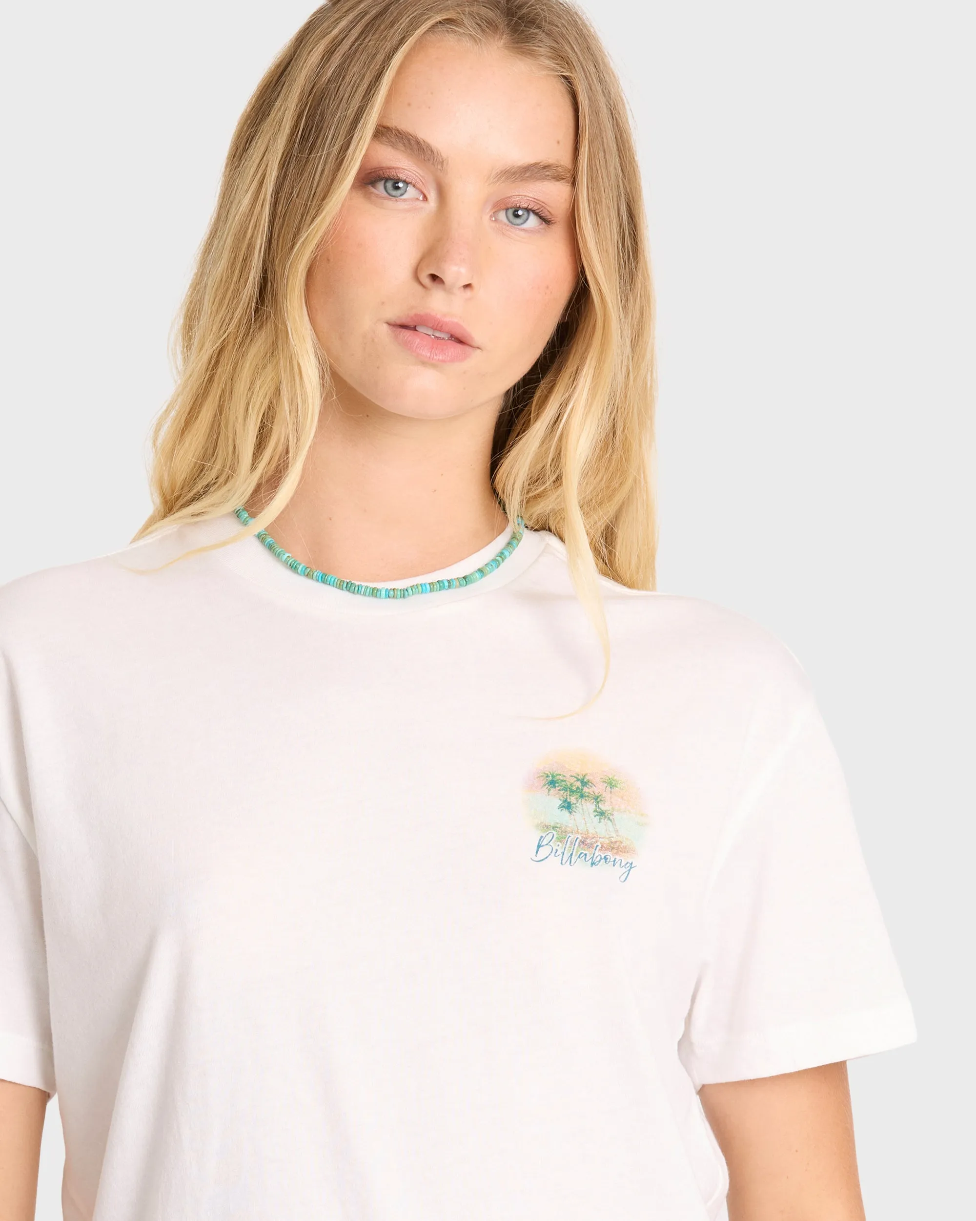 Catching Waves Short Sleeve Jersey T-Shirt - Salt Crystal sold by Billabong product image thumbnail 5