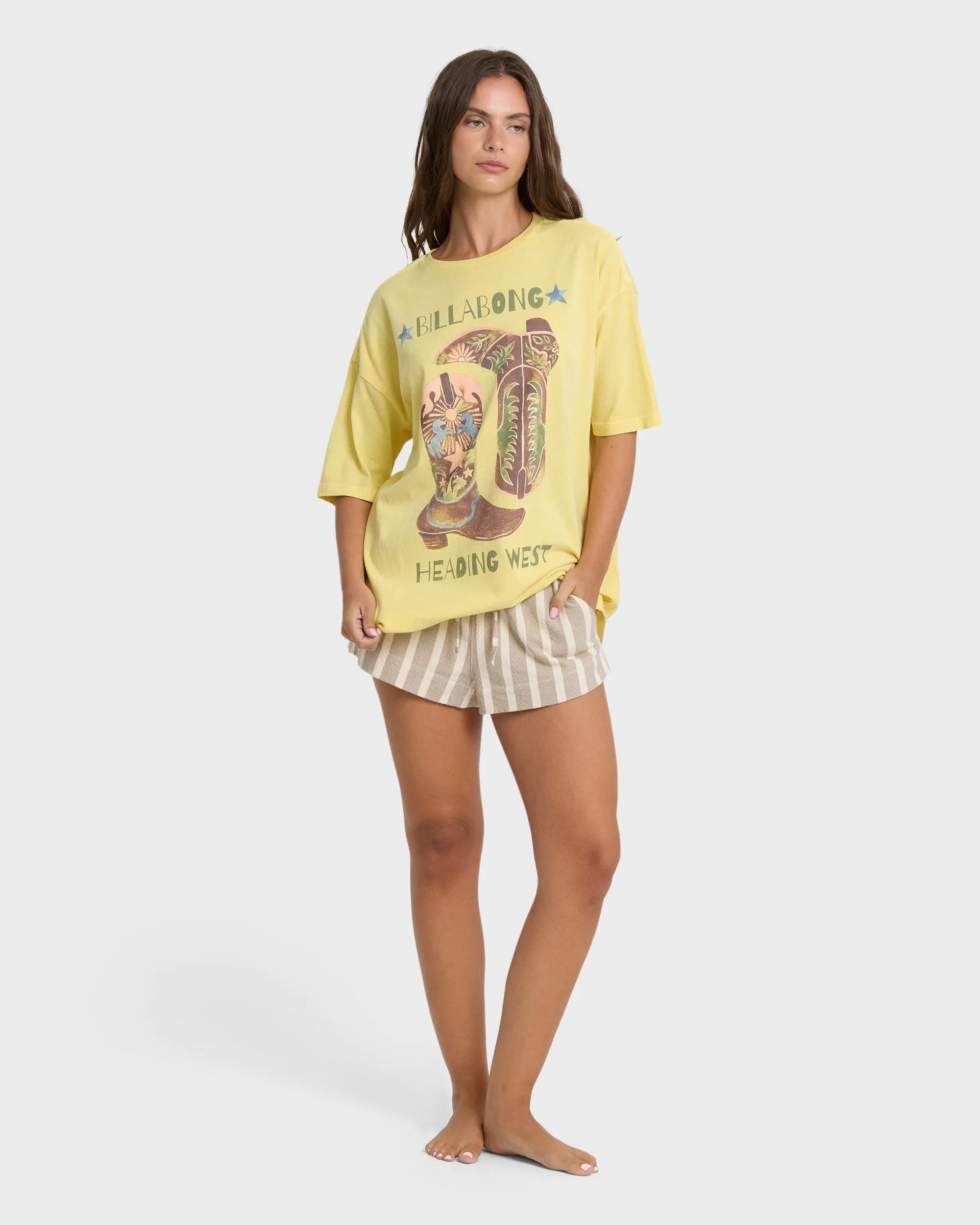 Ready To Roam Short Sleeve Knit T-Shirt - Sundress sold by Billabong product image thumbnail 3