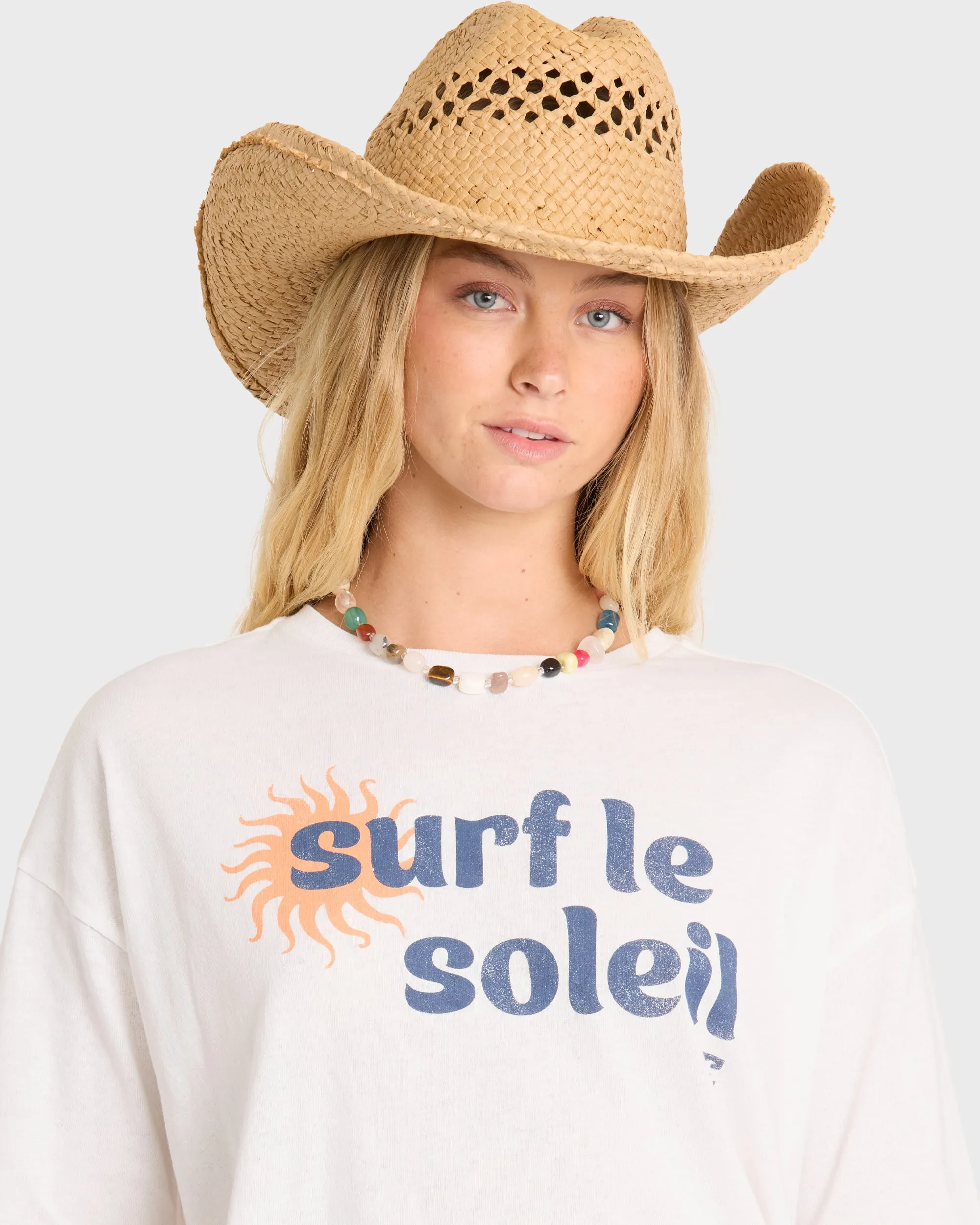 Surf Le Soleil Short Sleeve Cotton T-Shirt - Salt Crystal sold by Billabong product image thumbnail 5