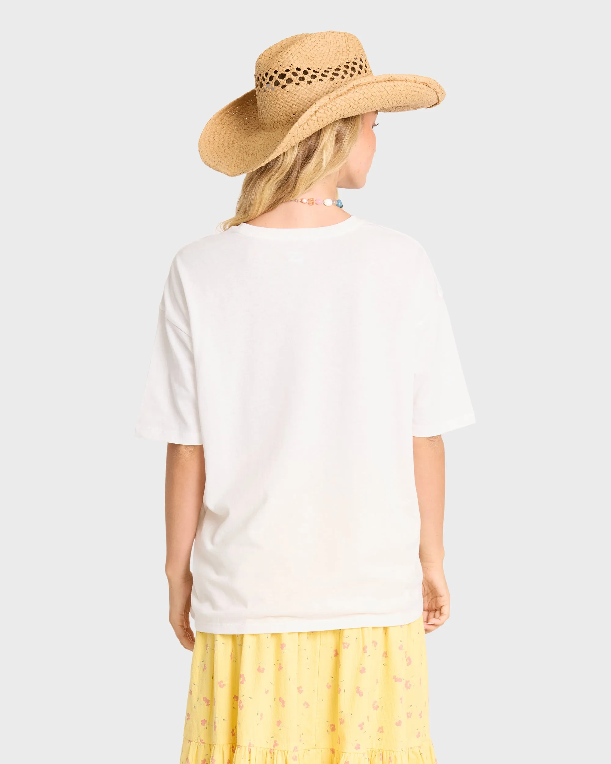 Surf Le Soleil Short Sleeve Cotton T-Shirt - Salt Crystal sold by Billabong product image thumbnail 2