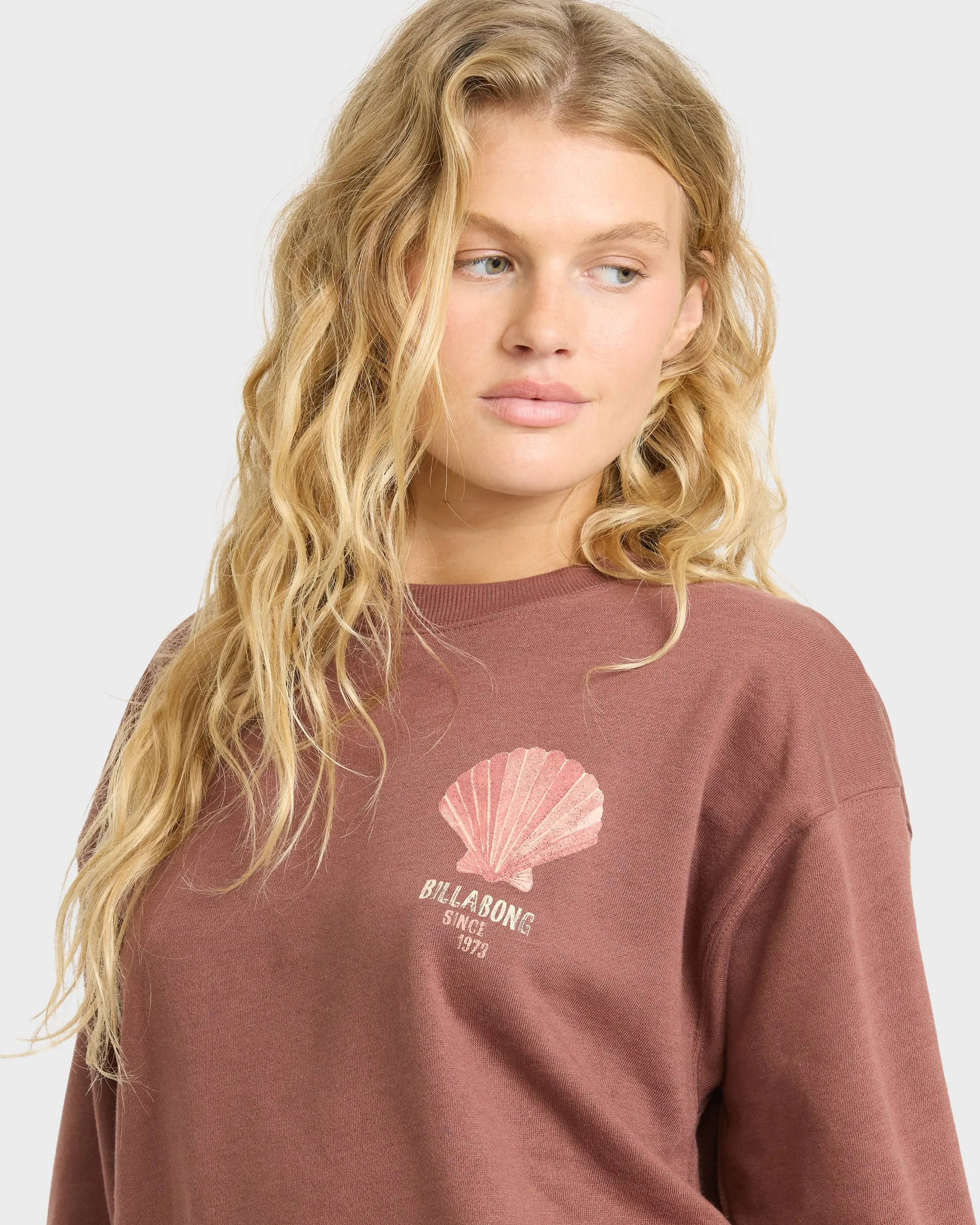 Light In View Crewneck Sweatshirt - Espresso sold by Billabong product image thumbnail 5