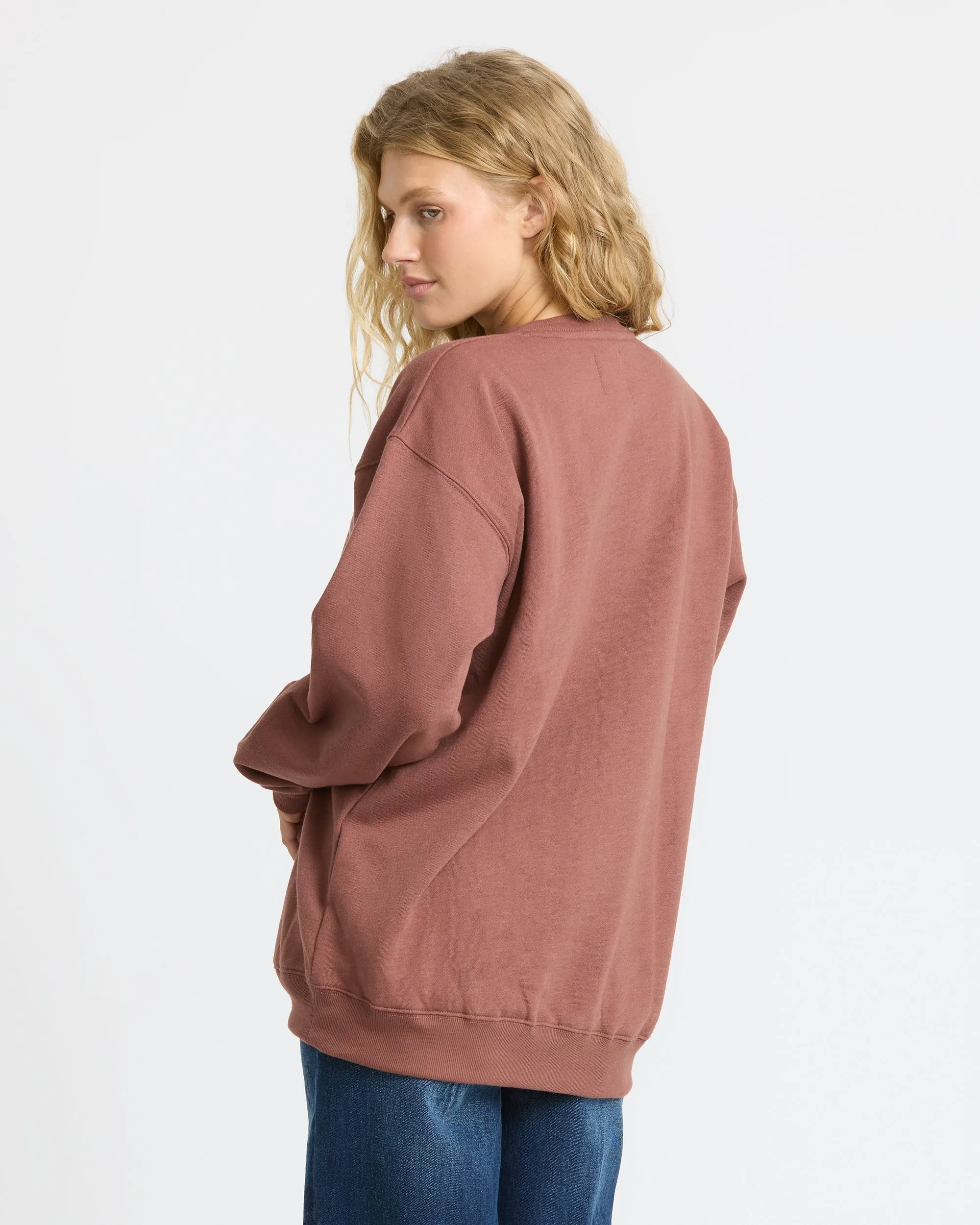Light In View Crewneck Sweatshirt - Espresso sold by Billabong product image thumbnail 2