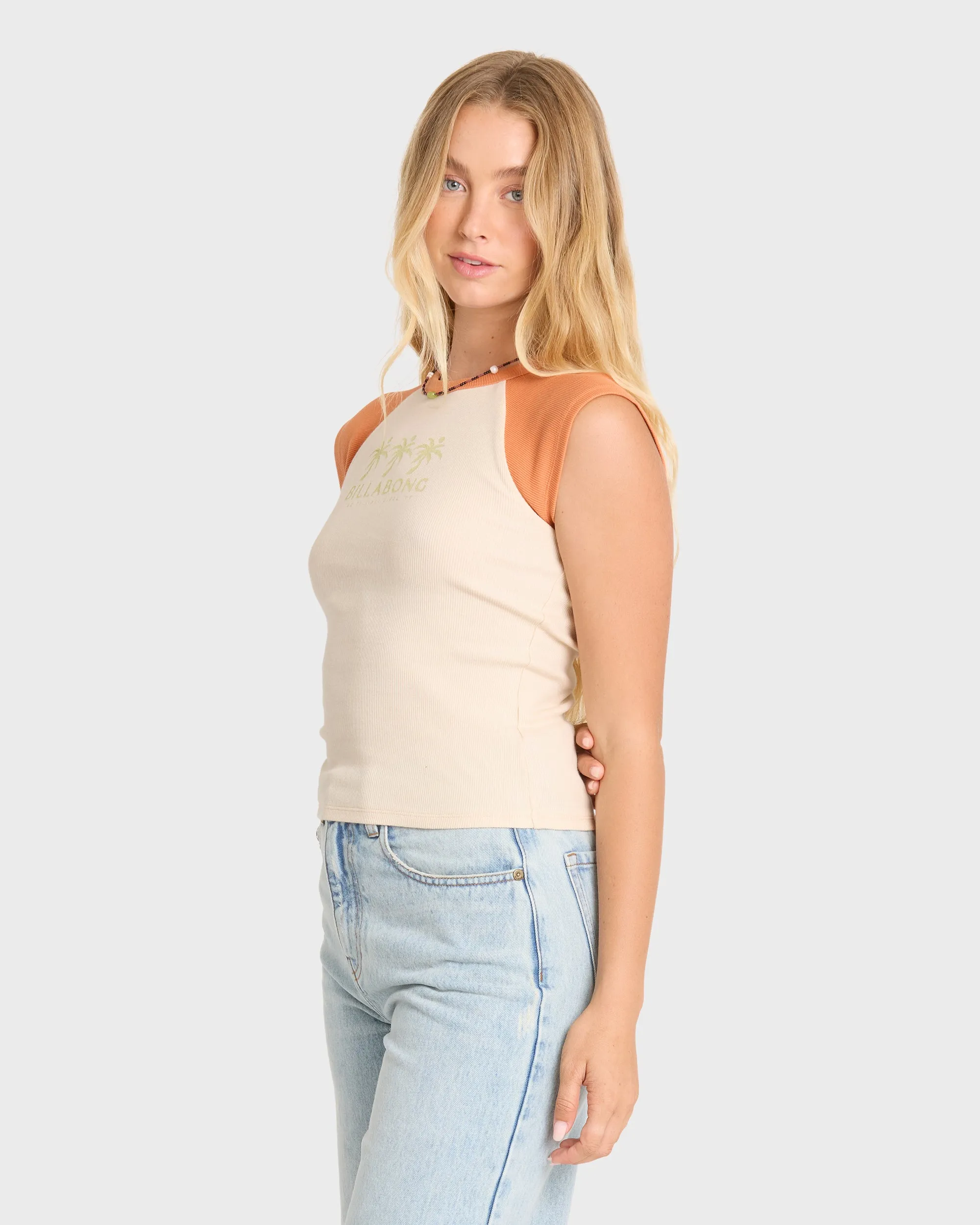 Sea Friends Short Sleeve Knit Raglan T-Shirt - Amber sold by Billabong product image thumbnail 4