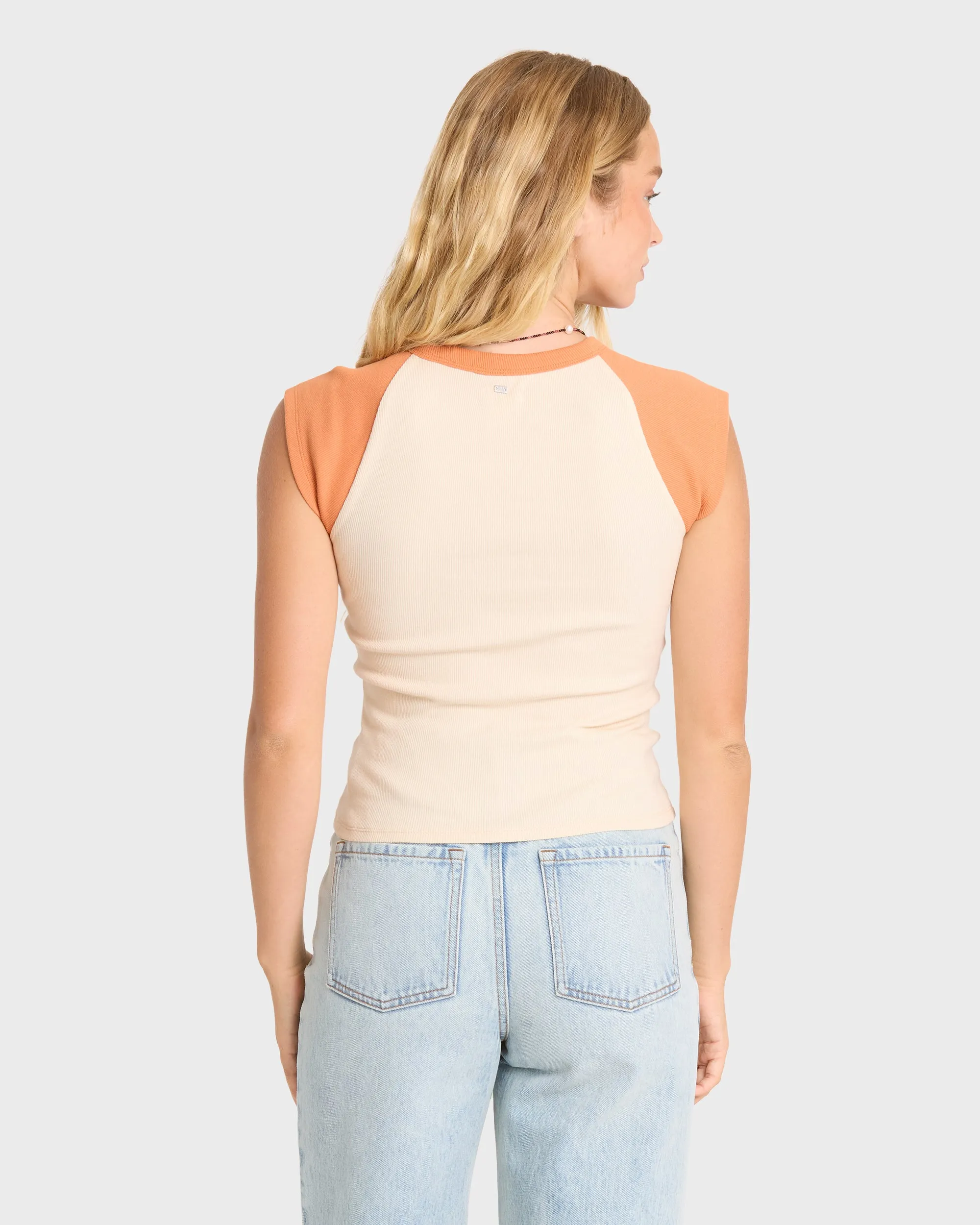 Sea Friends Short Sleeve Knit Raglan T-Shirt - Amber sold by Billabong product image thumbnail 2