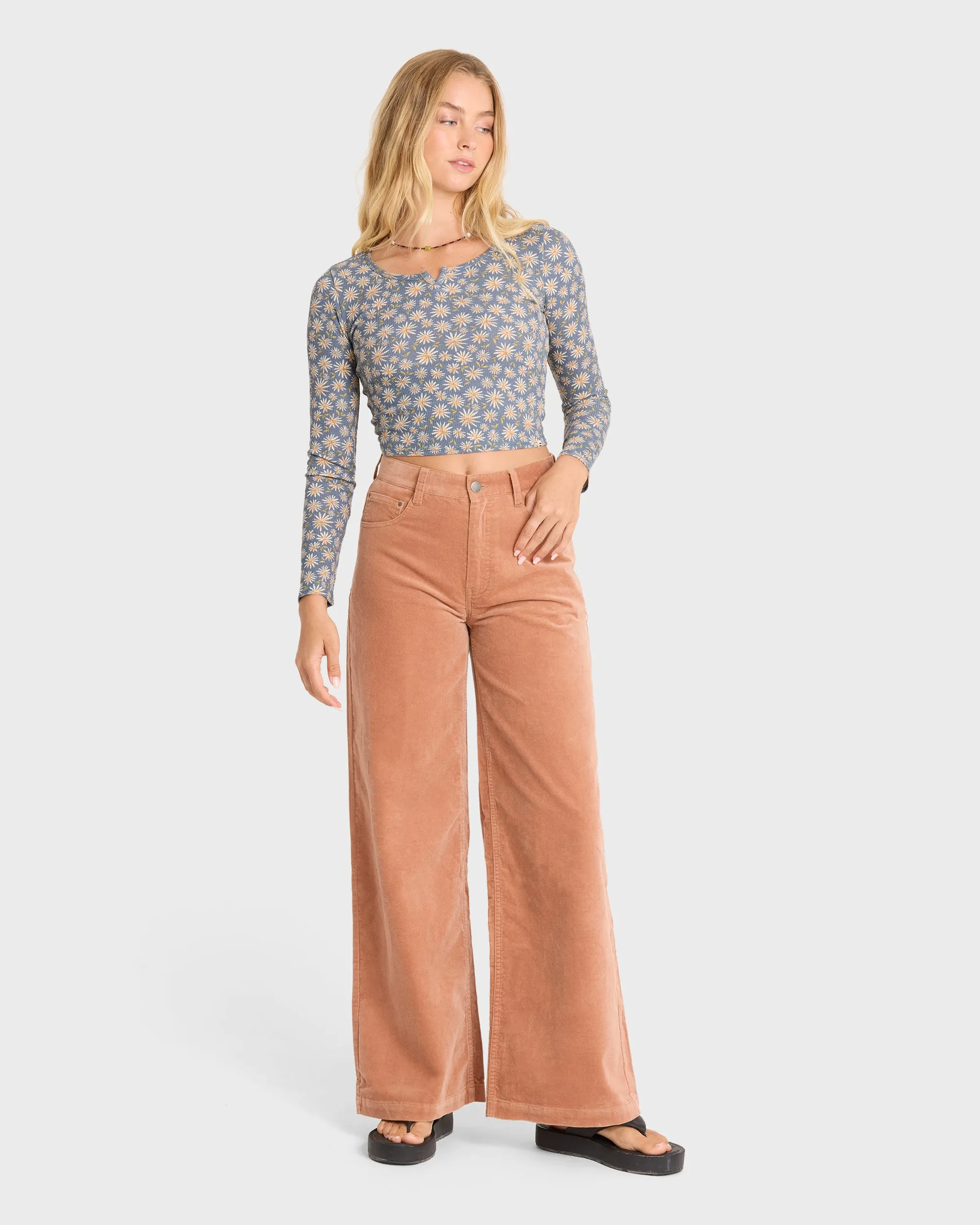 Reese Long Sleeve Thermal Shirt - Blue Smoke sold by Billabong product image thumbnail 3