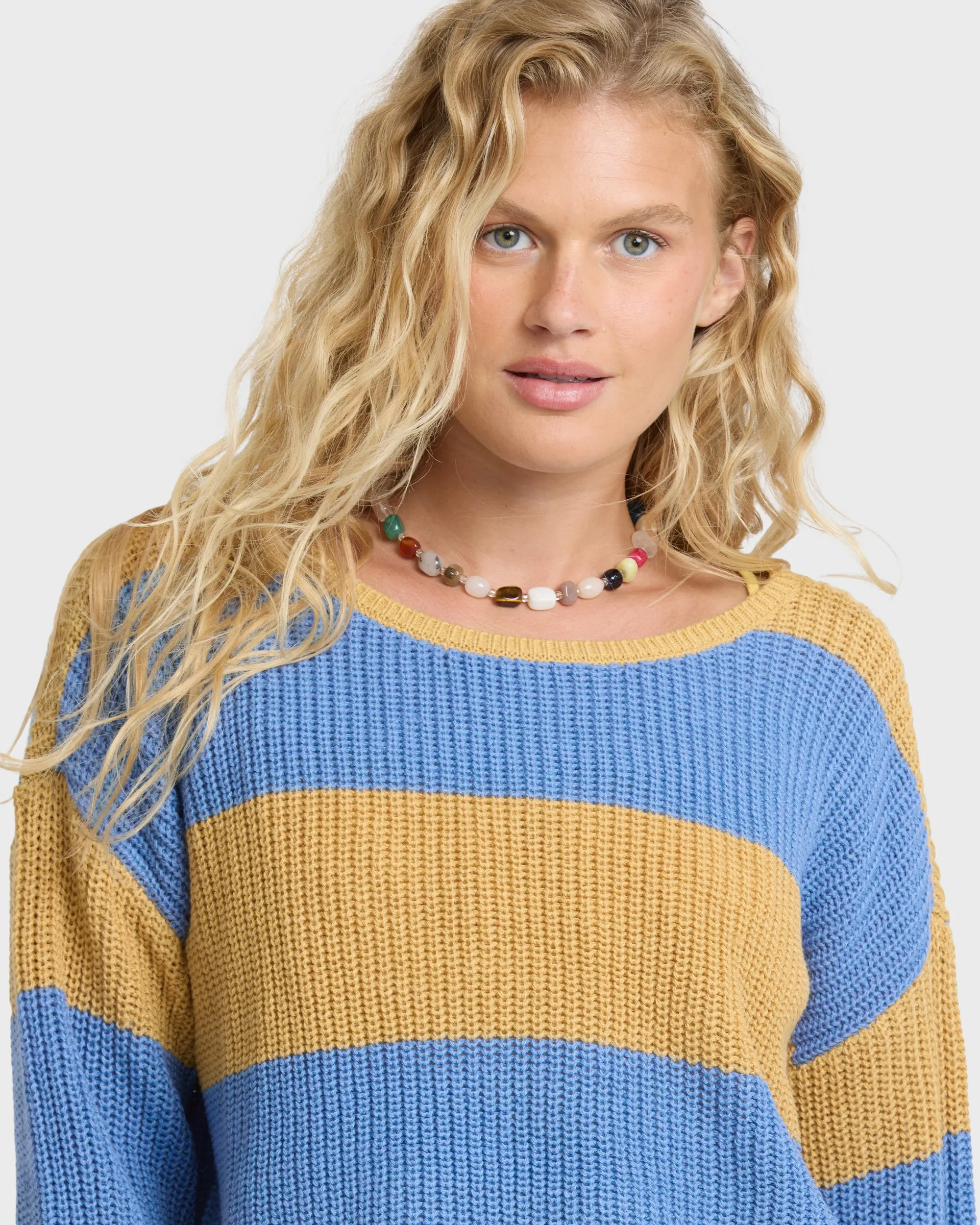 Lit Light Crewneck Sweater - Curry sold by Billabong product image thumbnail 5