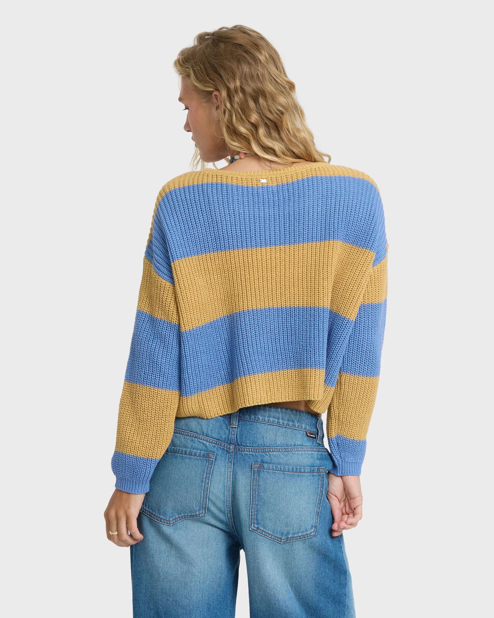 Lit Light Crewneck Sweater - Curry sold by Billabong product image thumbnail 2