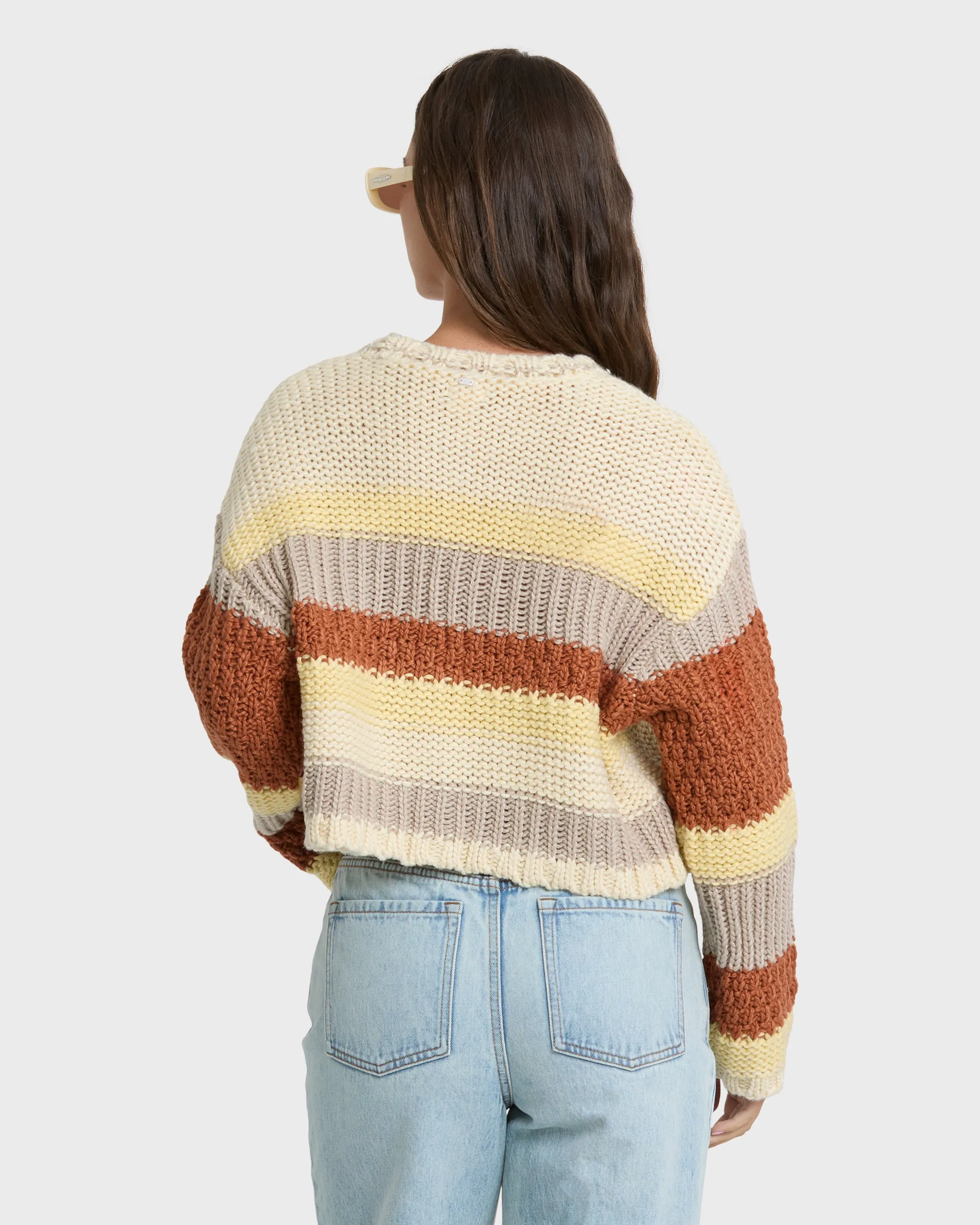 Mix Up Crewneck Sweater - Cobblestone sold by Billabong product image thumbnail 2