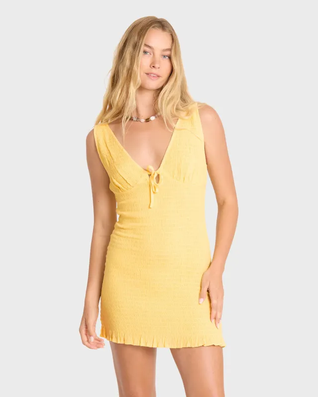Sunshine Forever Mini Dress - Sundress made by Billabong