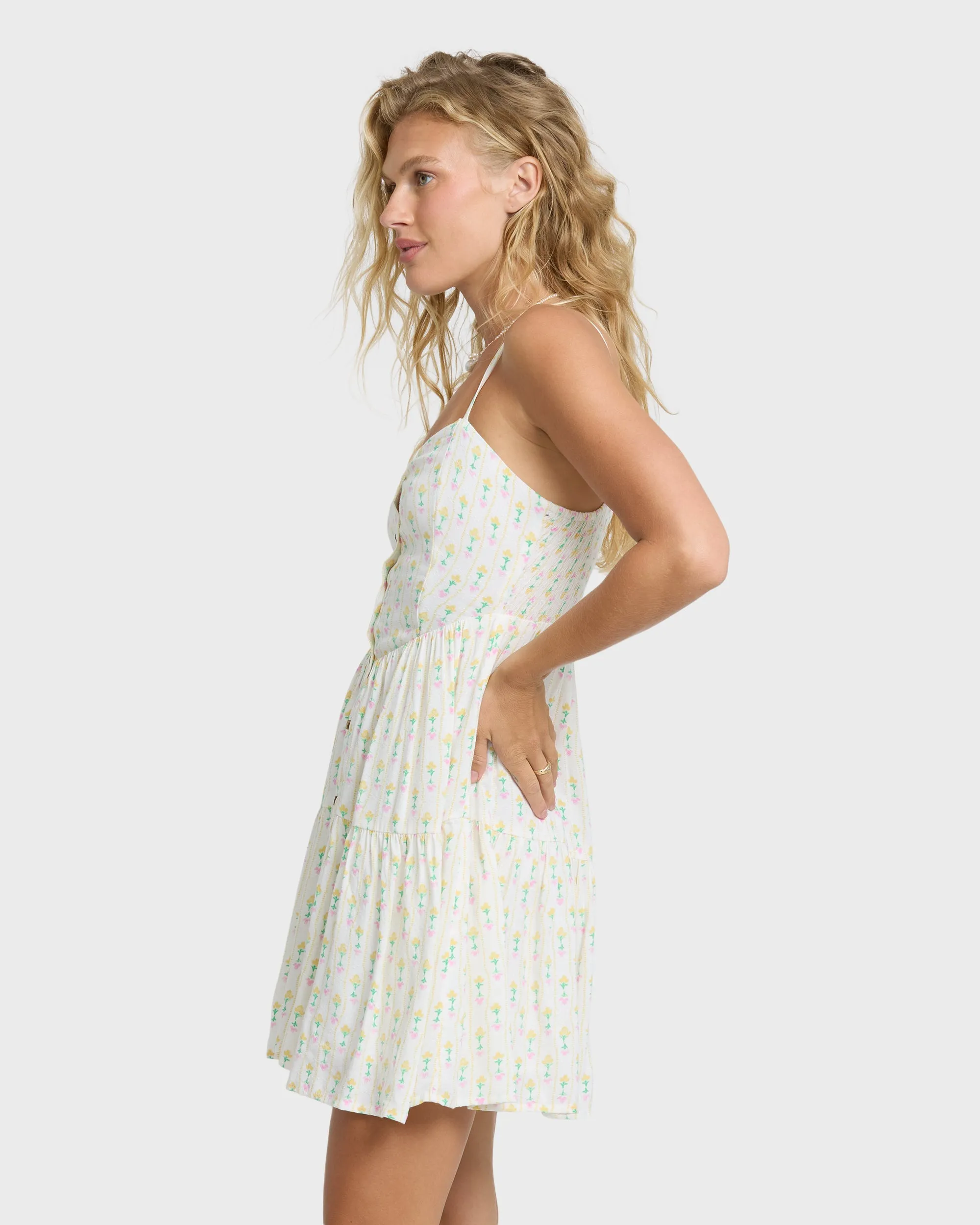 Prairie Days Mini Dress - Salt Crystal sold by Billabong product image thumbnail 4