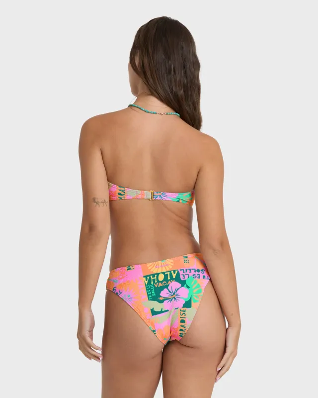 Sunscape Bondi Medium Bikini Bottoms - Deep Lagoon made by Billabong
