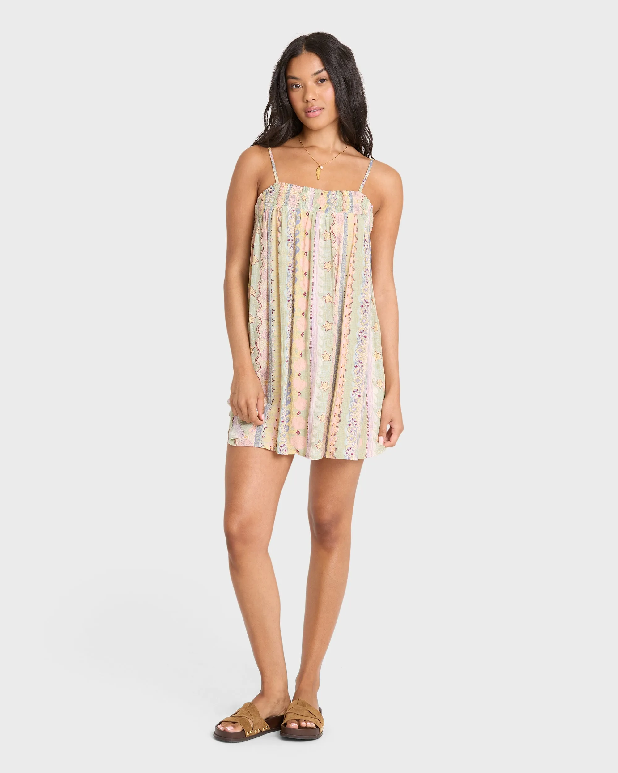 Dream Of Me Mini Dress - Smoke Green sold by Billabong product image thumbnail 3