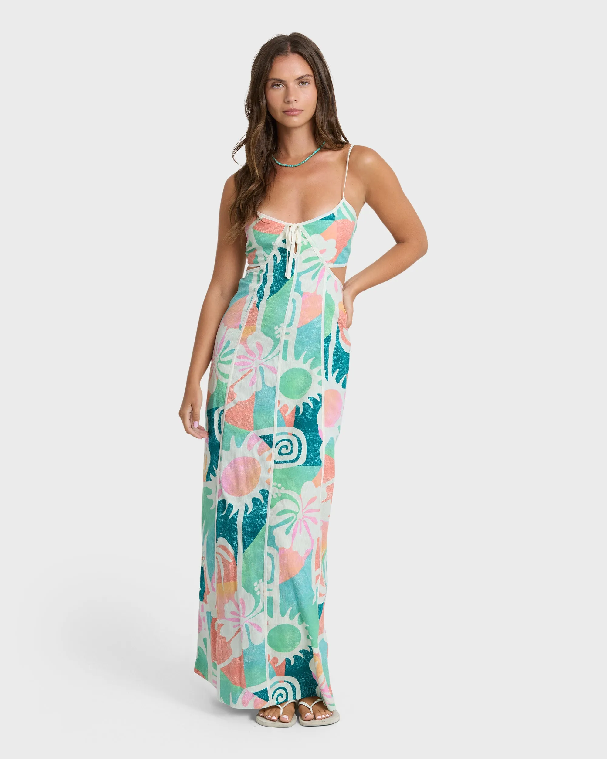 Blue Horizons Maxi Dress - Misty Blue sold by Billabong product image thumbnail 3