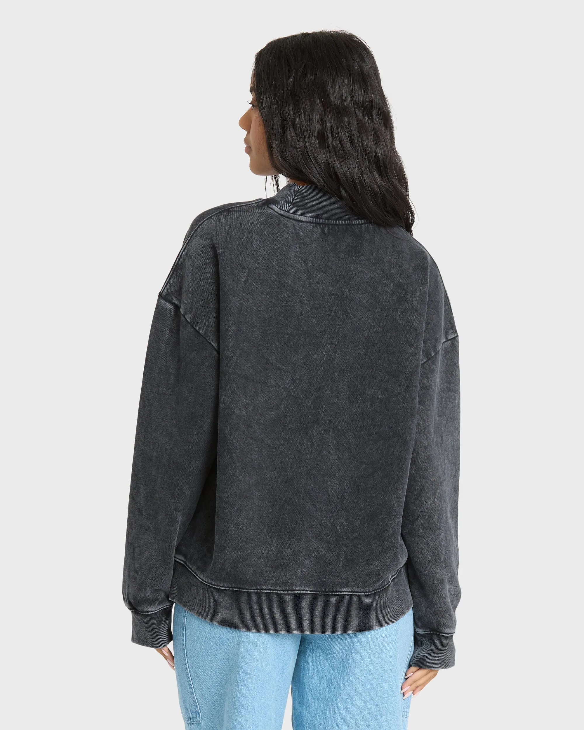Sun Washed Mock Neck Sweatshirt - Black Sands sold by Billabong product image thumbnail 2