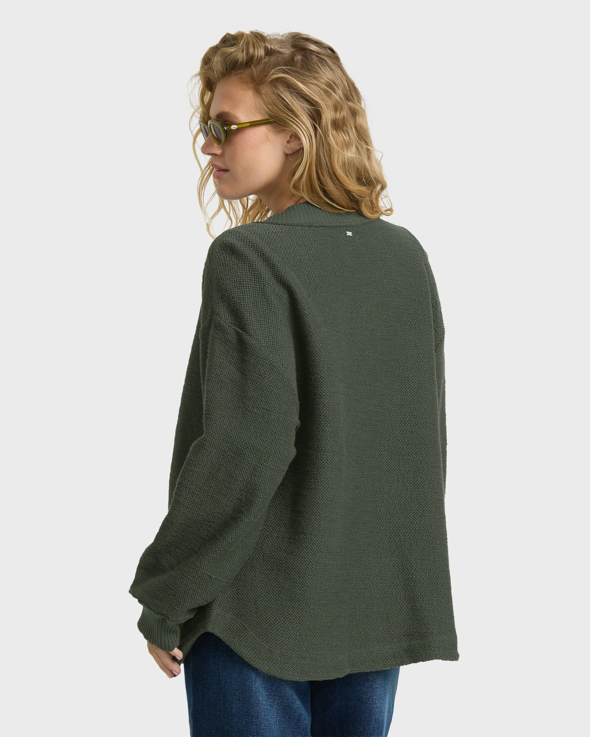 Fire Side Fleece Shacket - Canteen sold by Billabong product image thumbnail 2