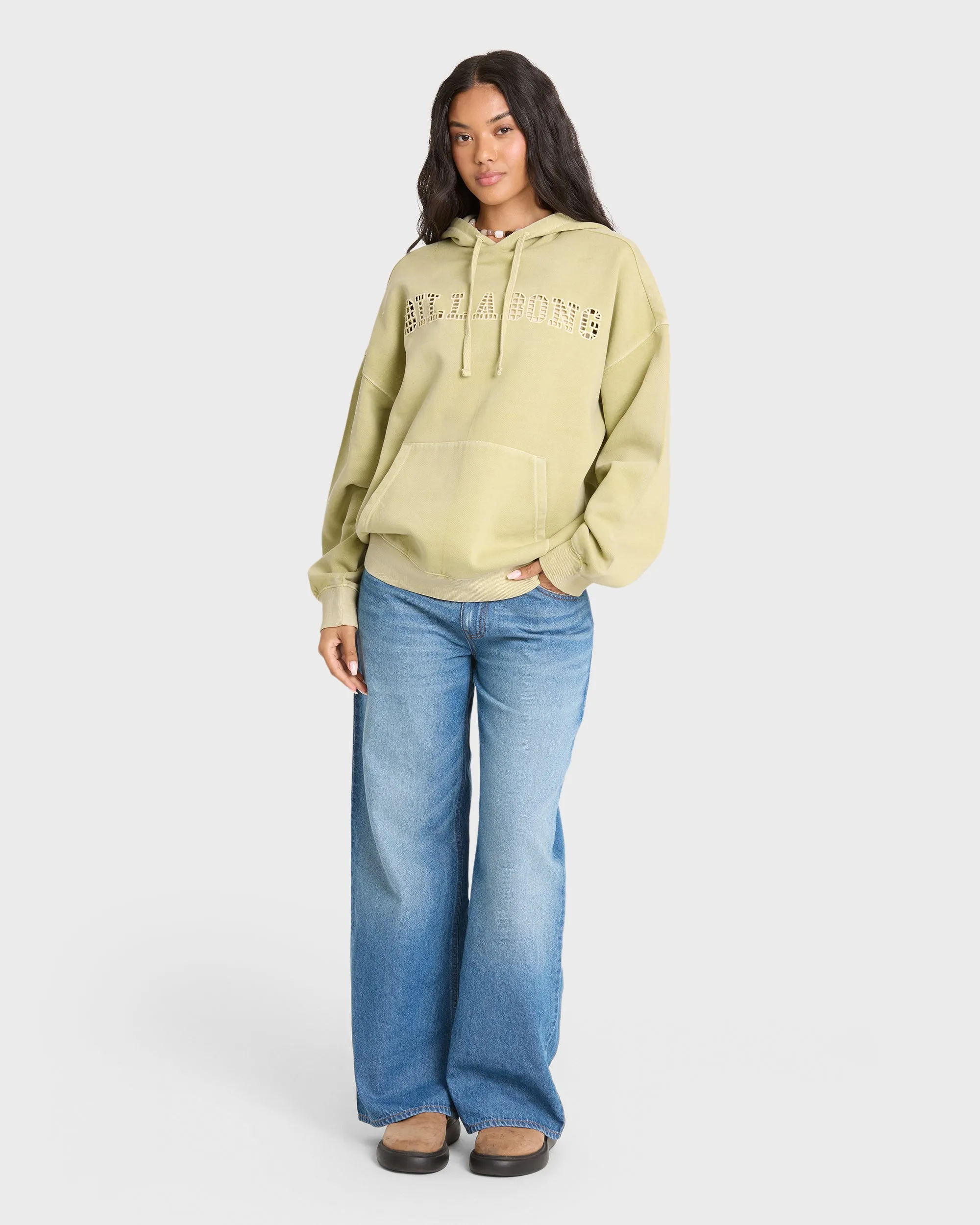 Forever Young Pullover Hoodie - Smoke Green sold by Billabong product image thumbnail 3